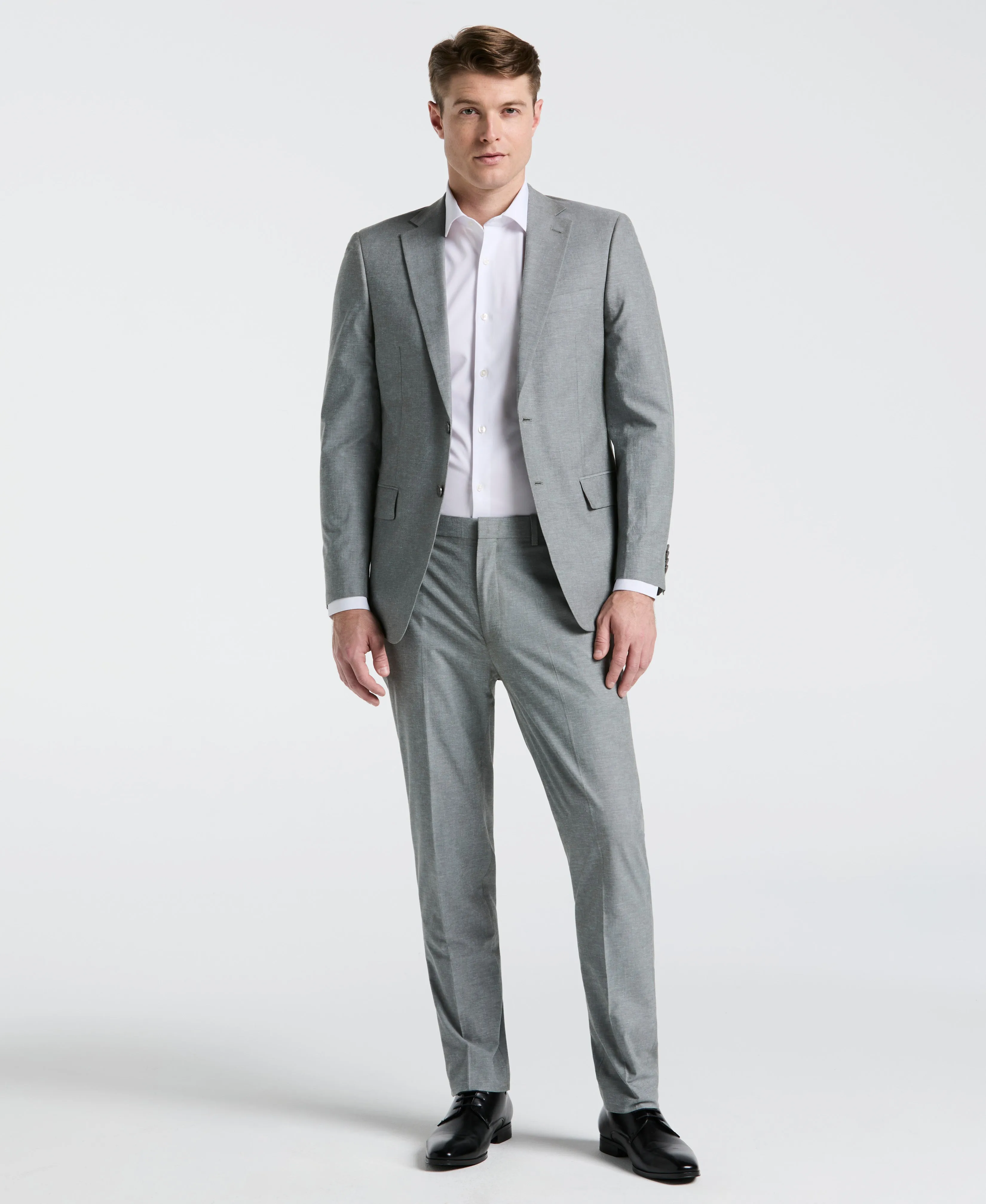 Slim Fit Solid Linen Blend Suit Jacket sold by Perry Ellis product image thumbnail 4