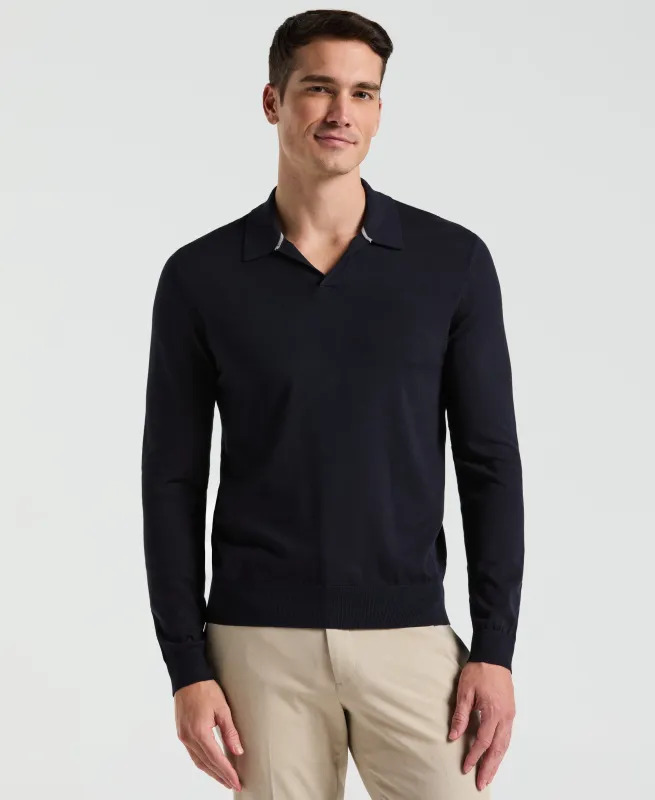 Open Polo Sweater sold by Perry Ellis