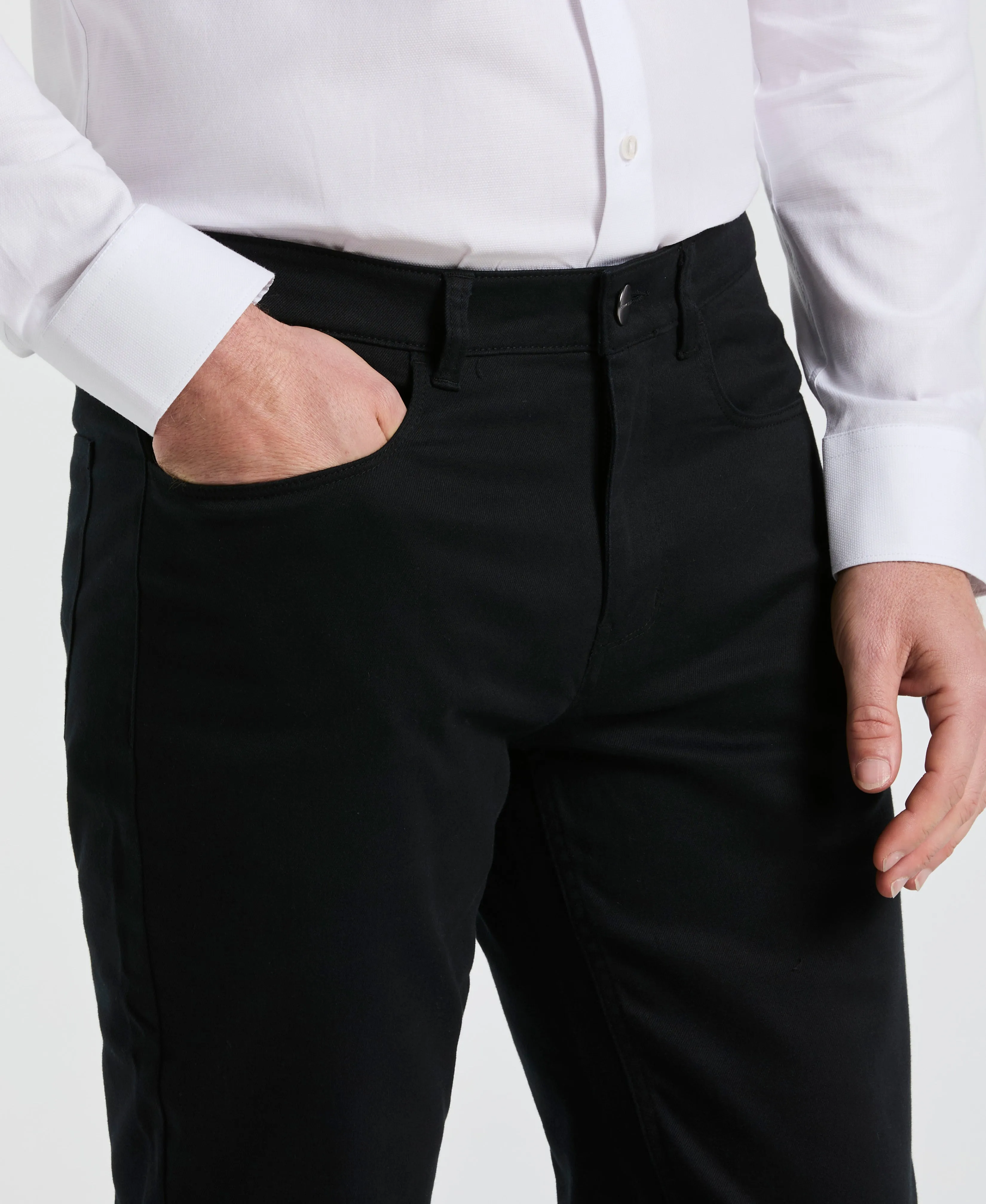 Slim Fit TENCEL™ 5 Pocket Pant sold by Perry Ellis product image thumbnail 3