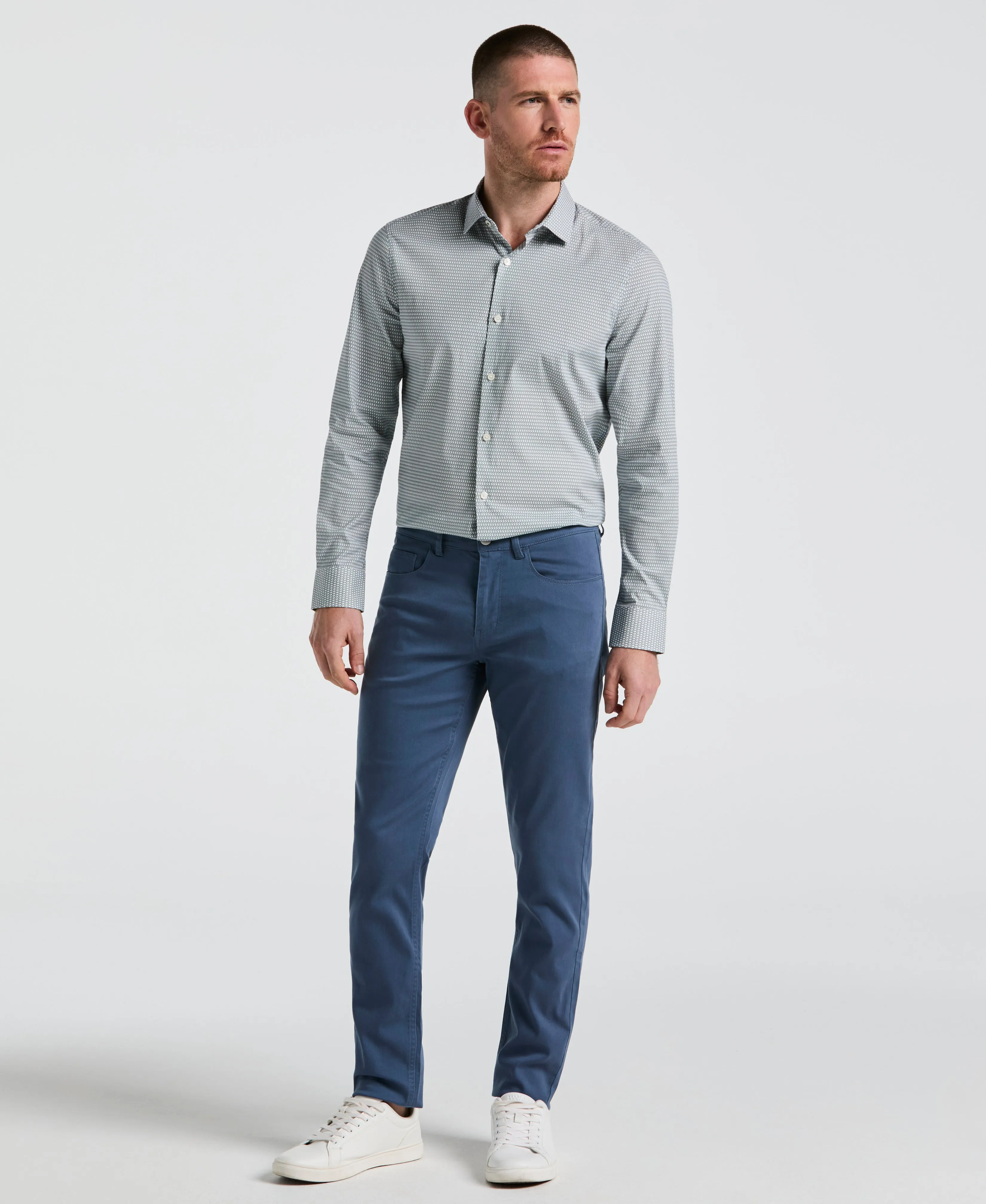 Slim Fit TENCEL™ 5 Pocket Pant sold by Perry Ellis