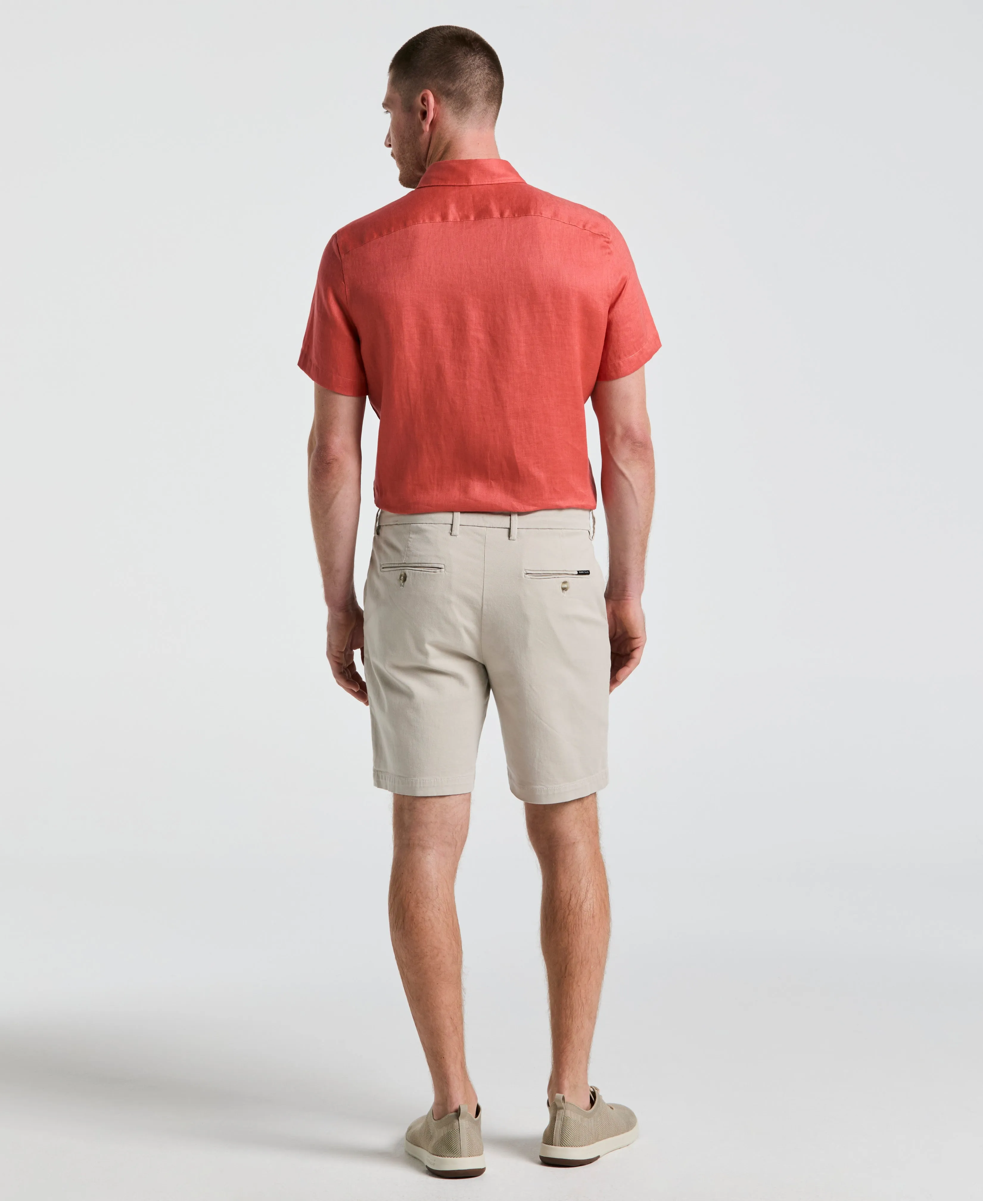 8" Flat Front Garment Dyed Short sold by Perry Ellis product image thumbnail 2