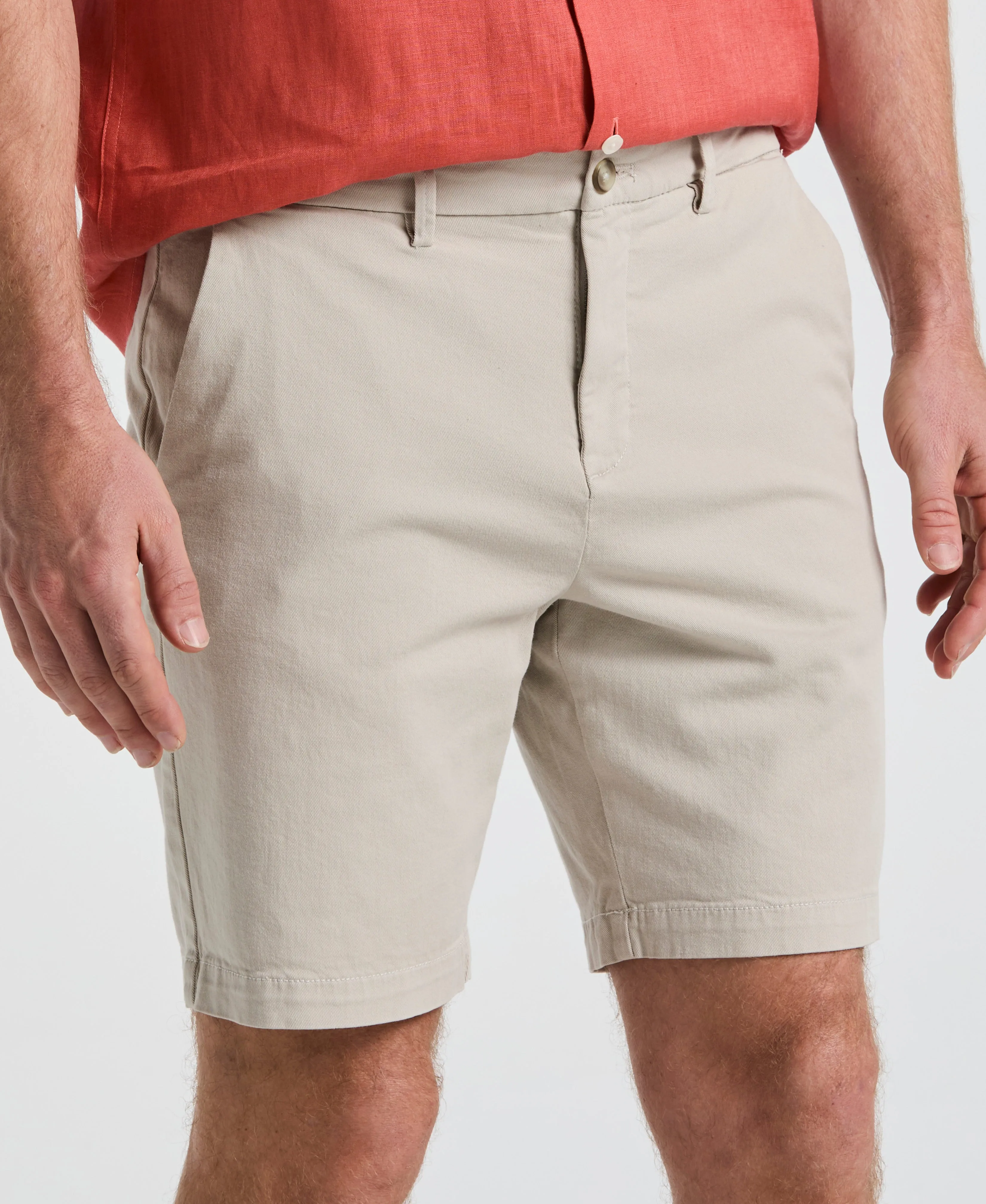 8" Flat Front Garment Dyed Short sold by Perry Ellis product image thumbnail 3