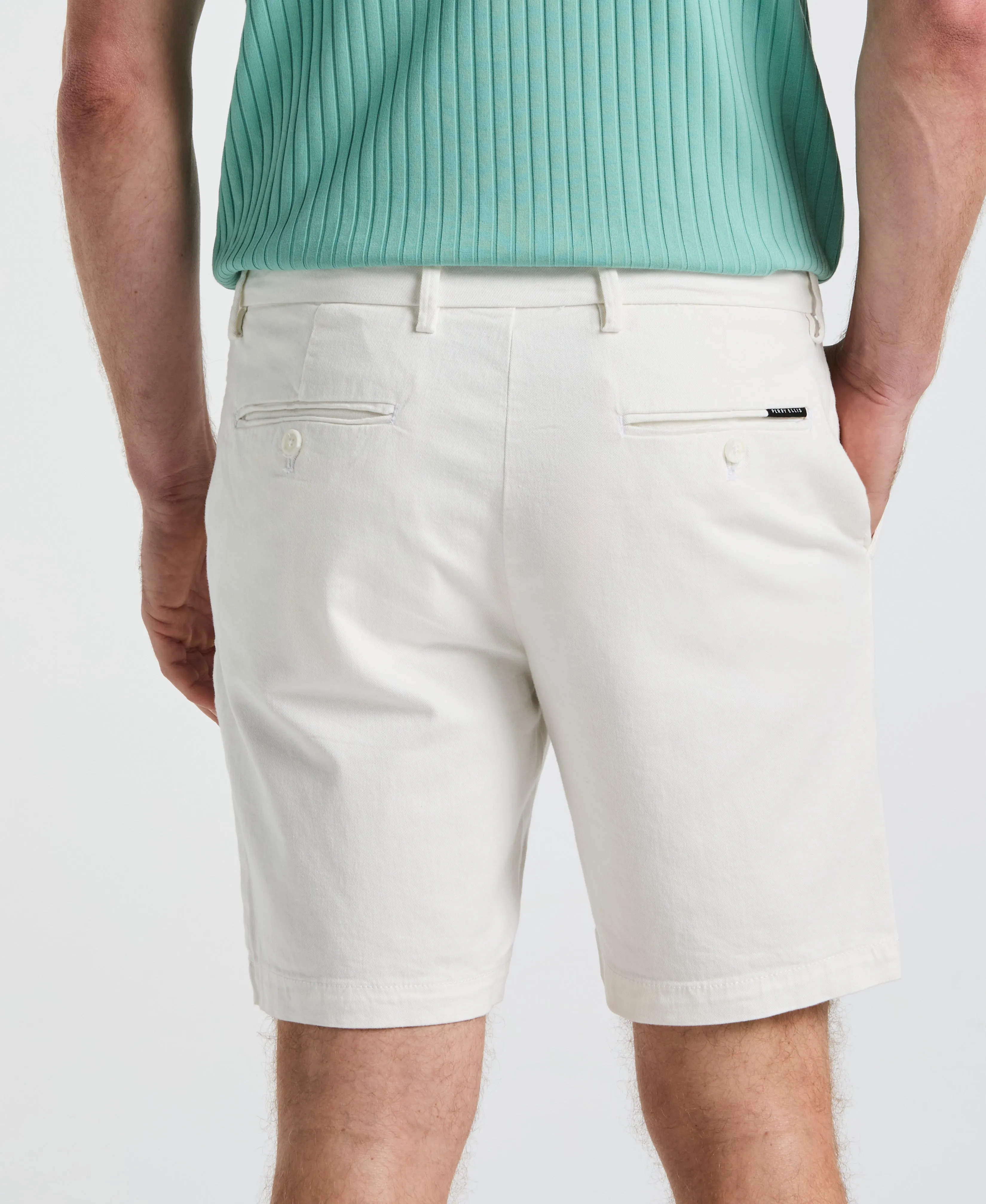 8" Flat Front Garment Dyed Short sold by Perry Ellis product image thumbnail 4