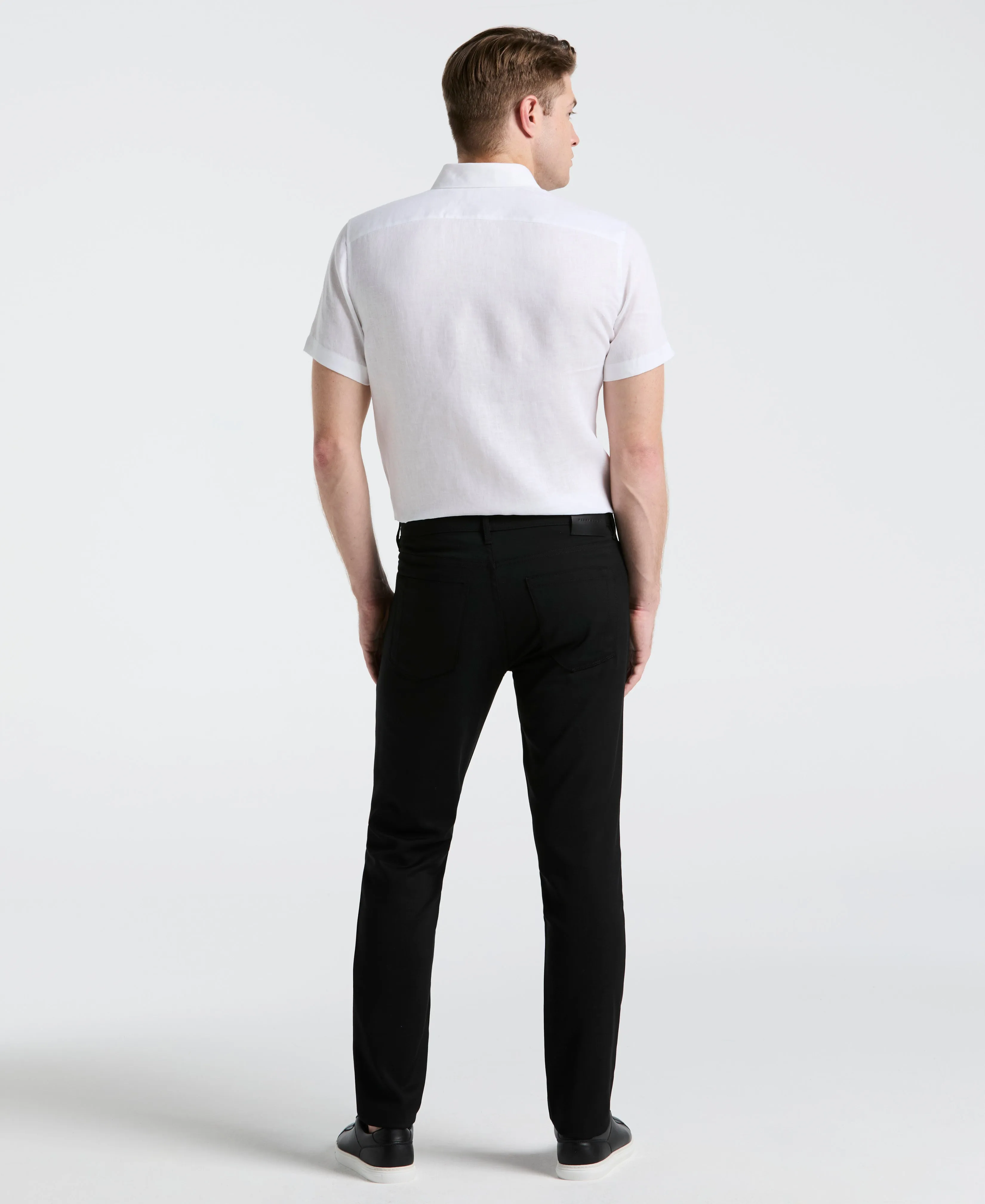 Slim Fit Double Cloth 5-Pocket Pants sold by Perry Ellis product image thumbnail 2