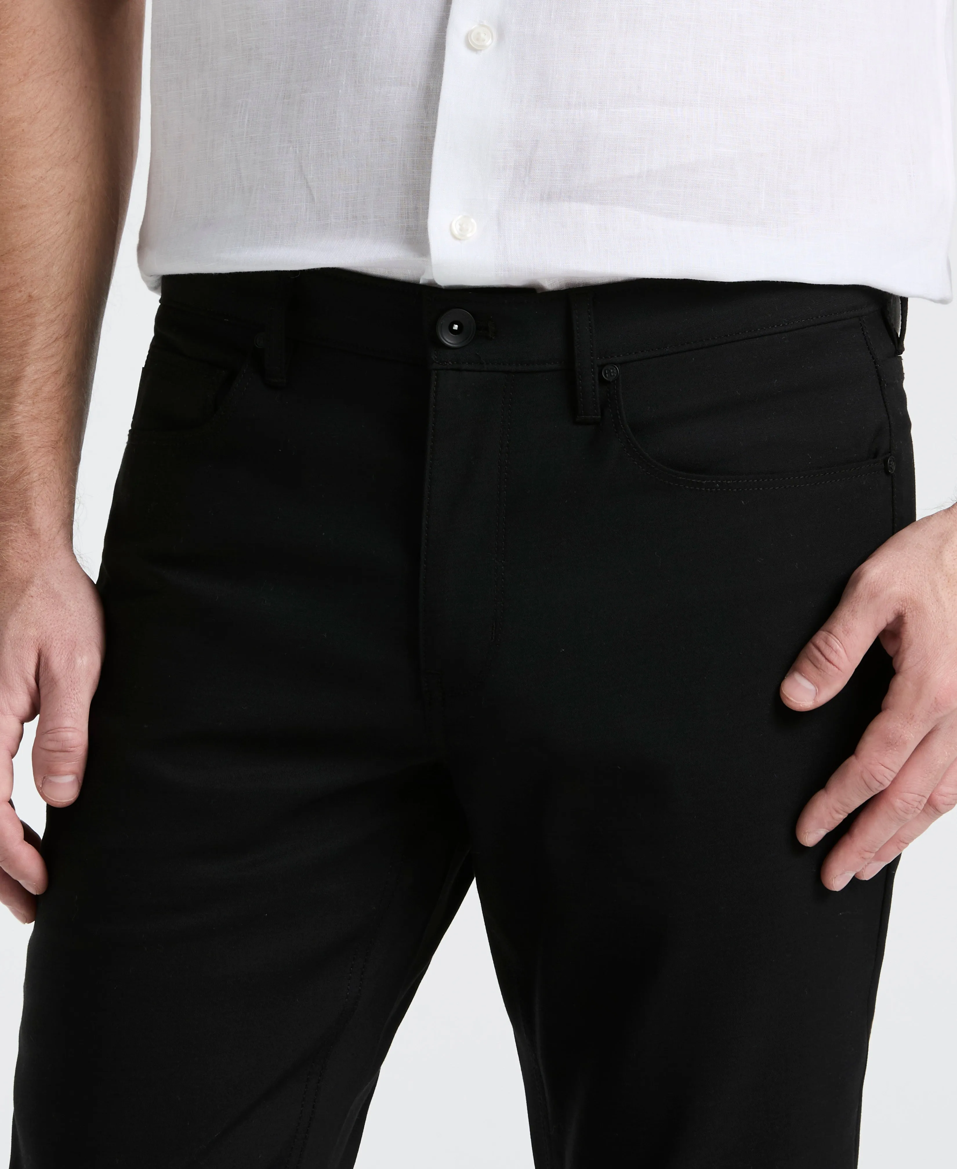 Slim Fit Double Cloth 5-Pocket Pants sold by Perry Ellis product image thumbnail 3