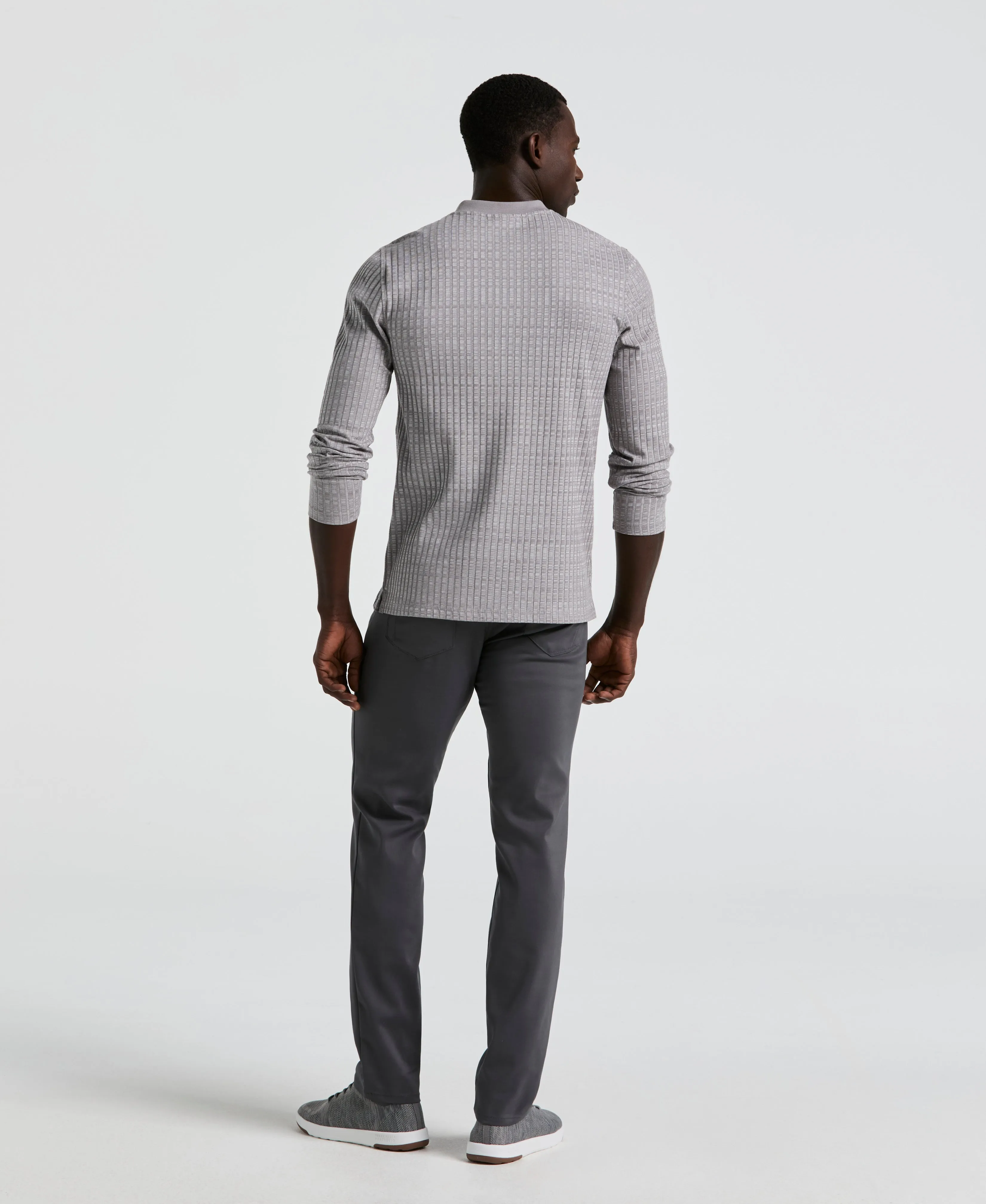 Slim Fit Double Cloth 5-Pocket Pants sold by Perry Ellis product image thumbnail 4