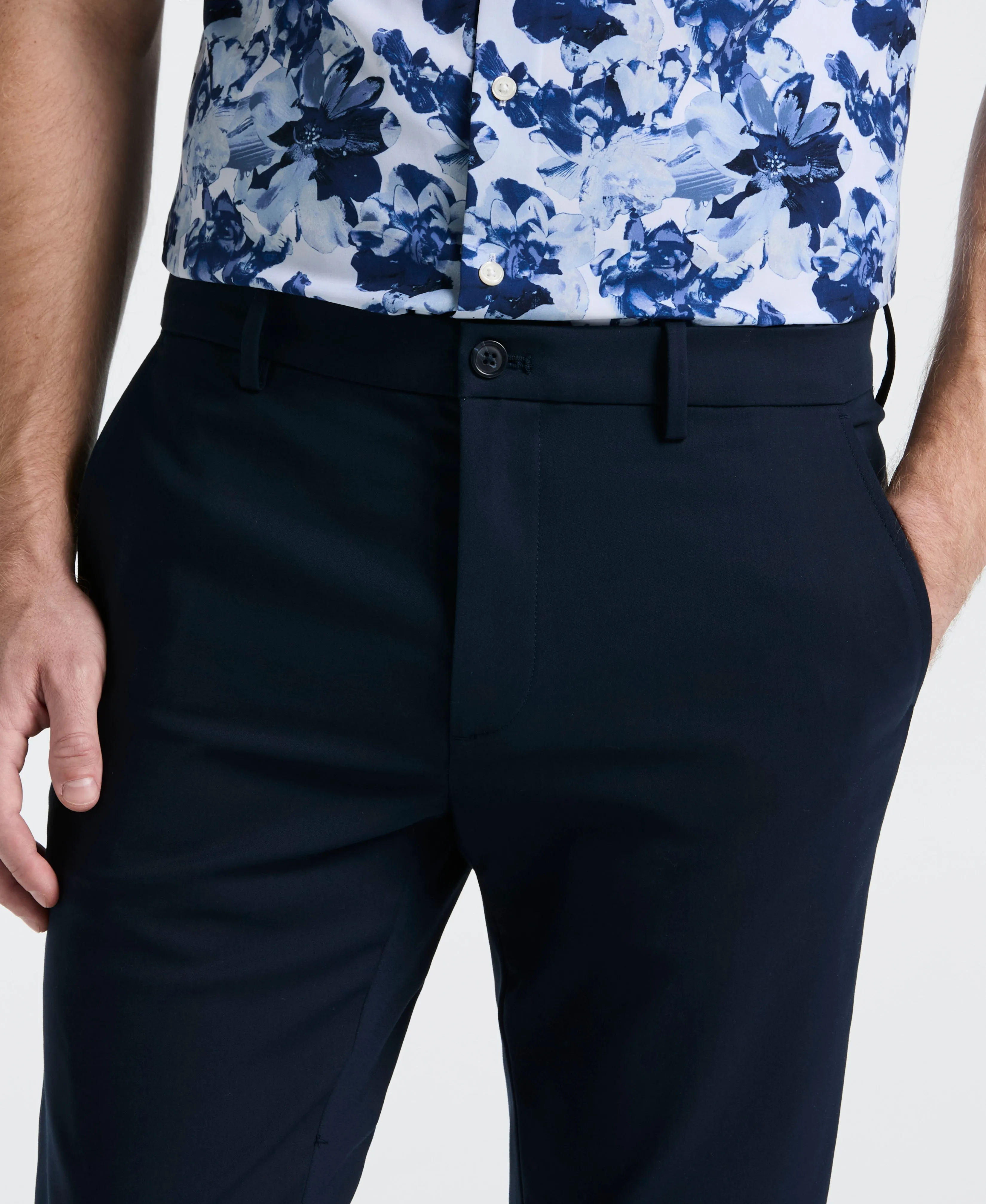 Slim Fit Double Cloth Chino Pant sold by Perry Ellis product image thumbnail 3