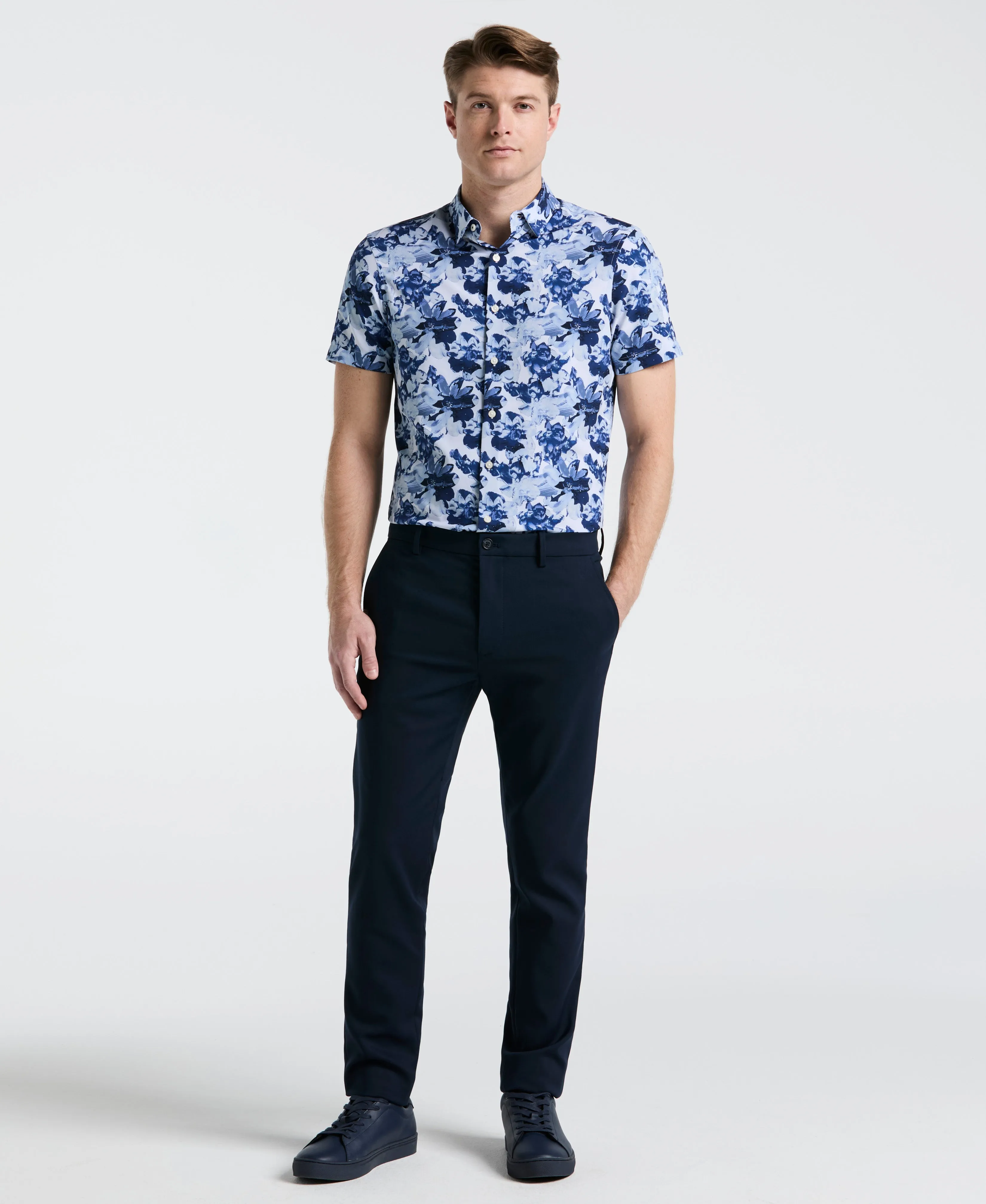 Slim Fit Double Cloth Chino Pant sold by Perry Ellis