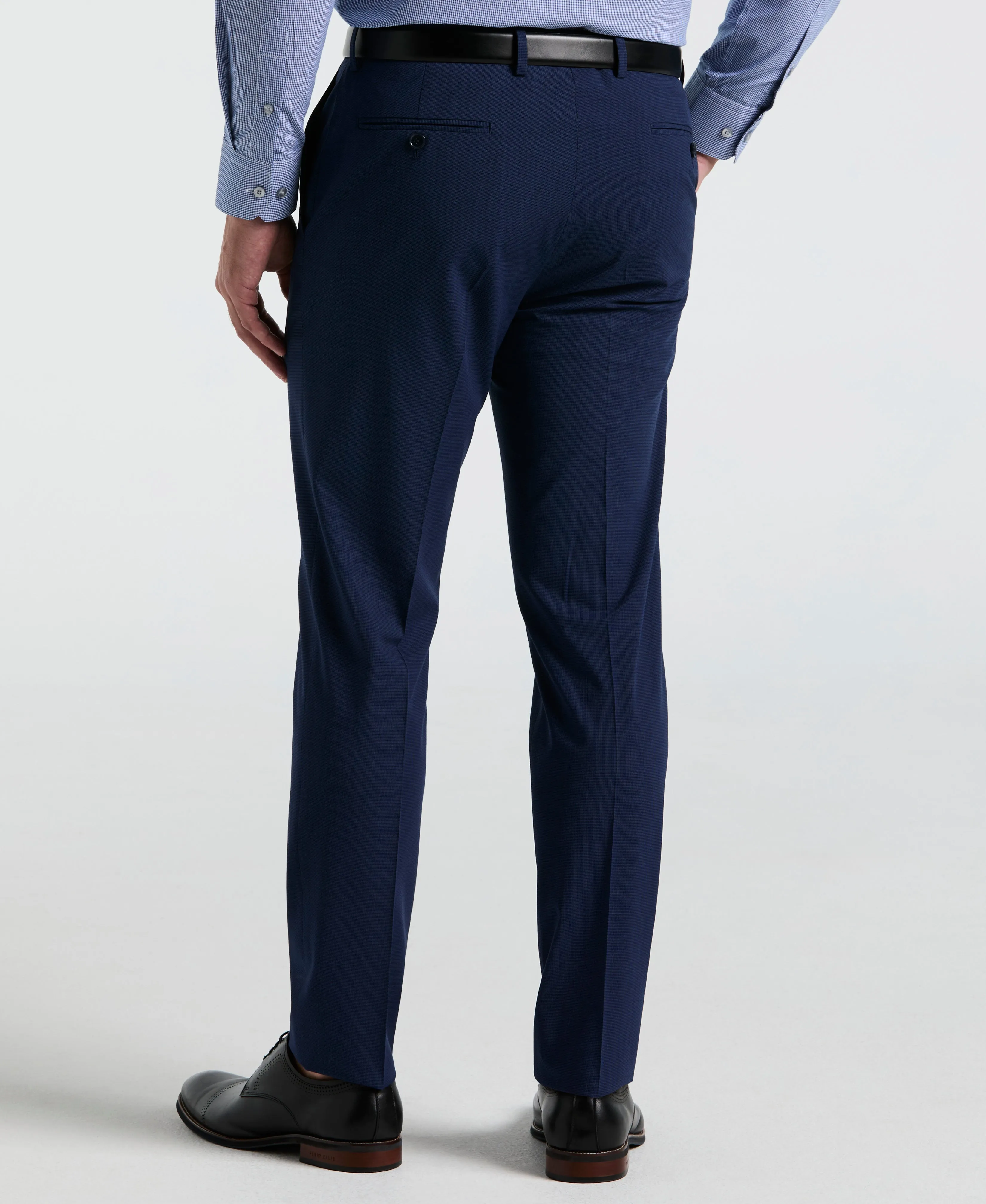 Skinny Fit Mini Houndstooth Suit Pant sold by Perry Ellis product image thumbnail 2