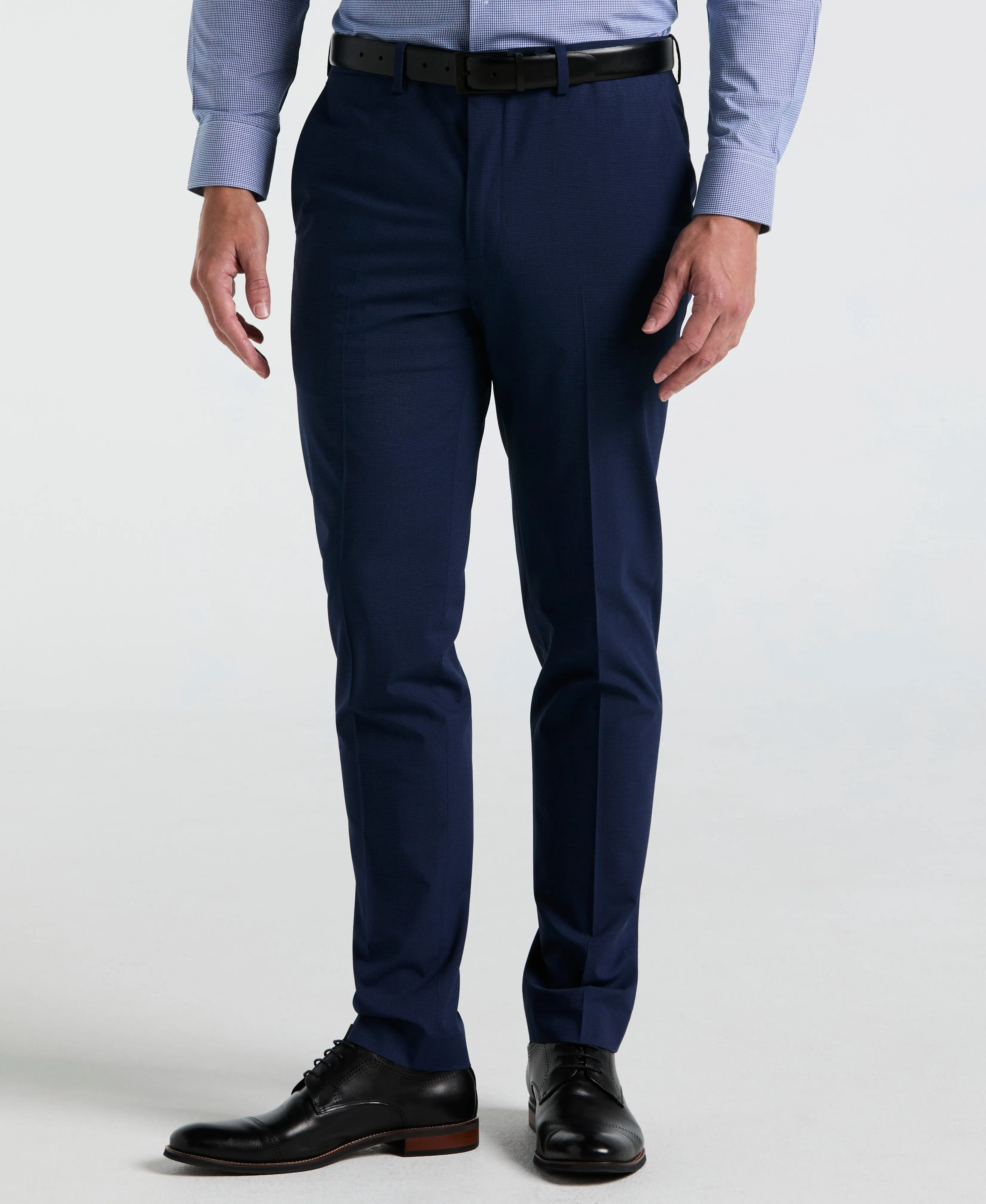 Skinny Fit Mini Houndstooth Suit Pant sold by Perry Ellis