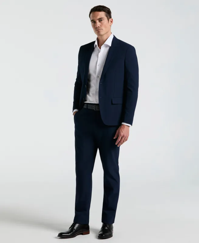Slim Fit Navy Seersucker Suit sold by Perry Ellis