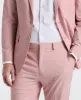 Slim Fit Pink Solid Linen Blend Suit sold by Perry Ellis