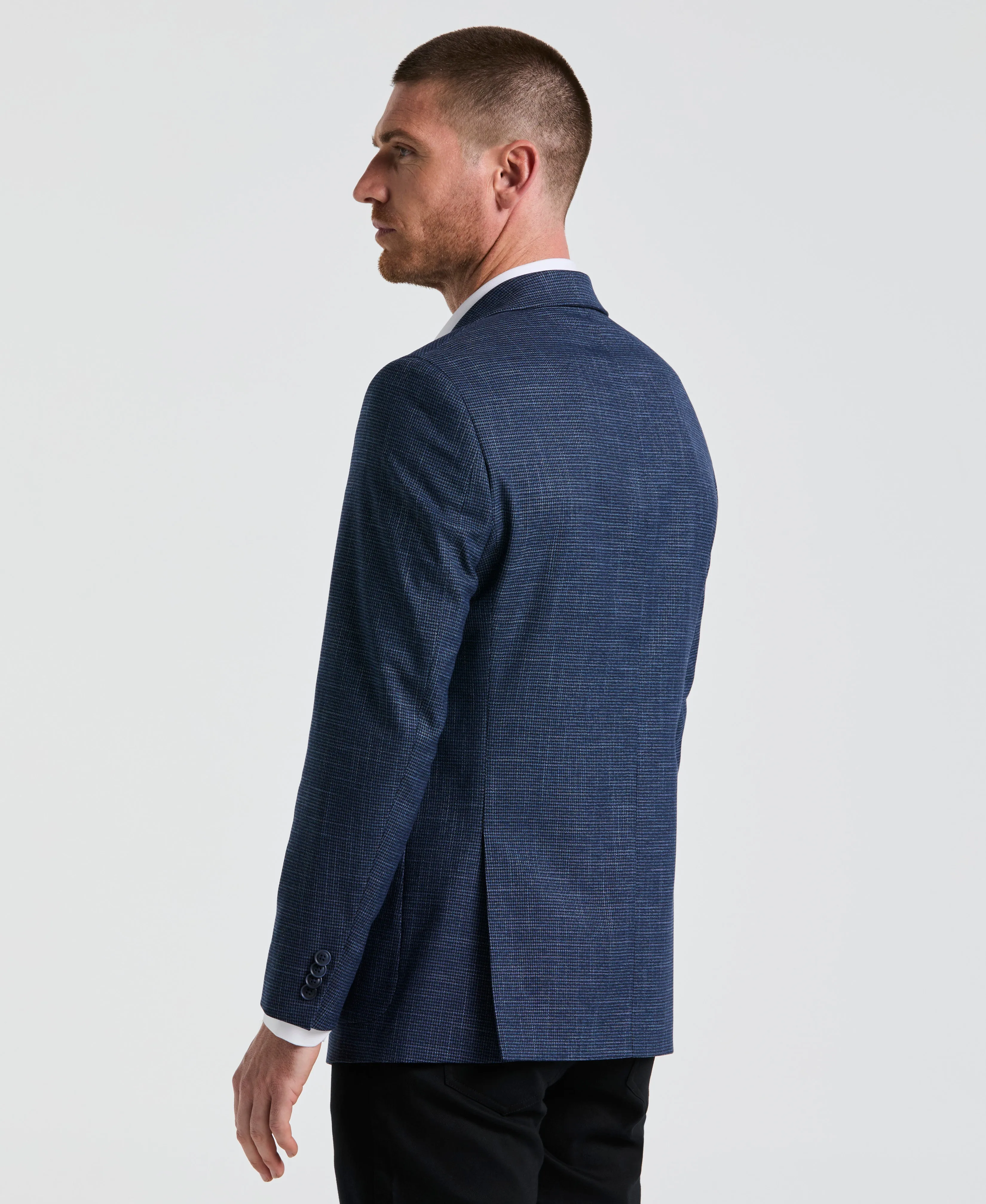 Mini Houndstooth Pattern Sports Coat sold by Perry Ellis product image thumbnail 2
