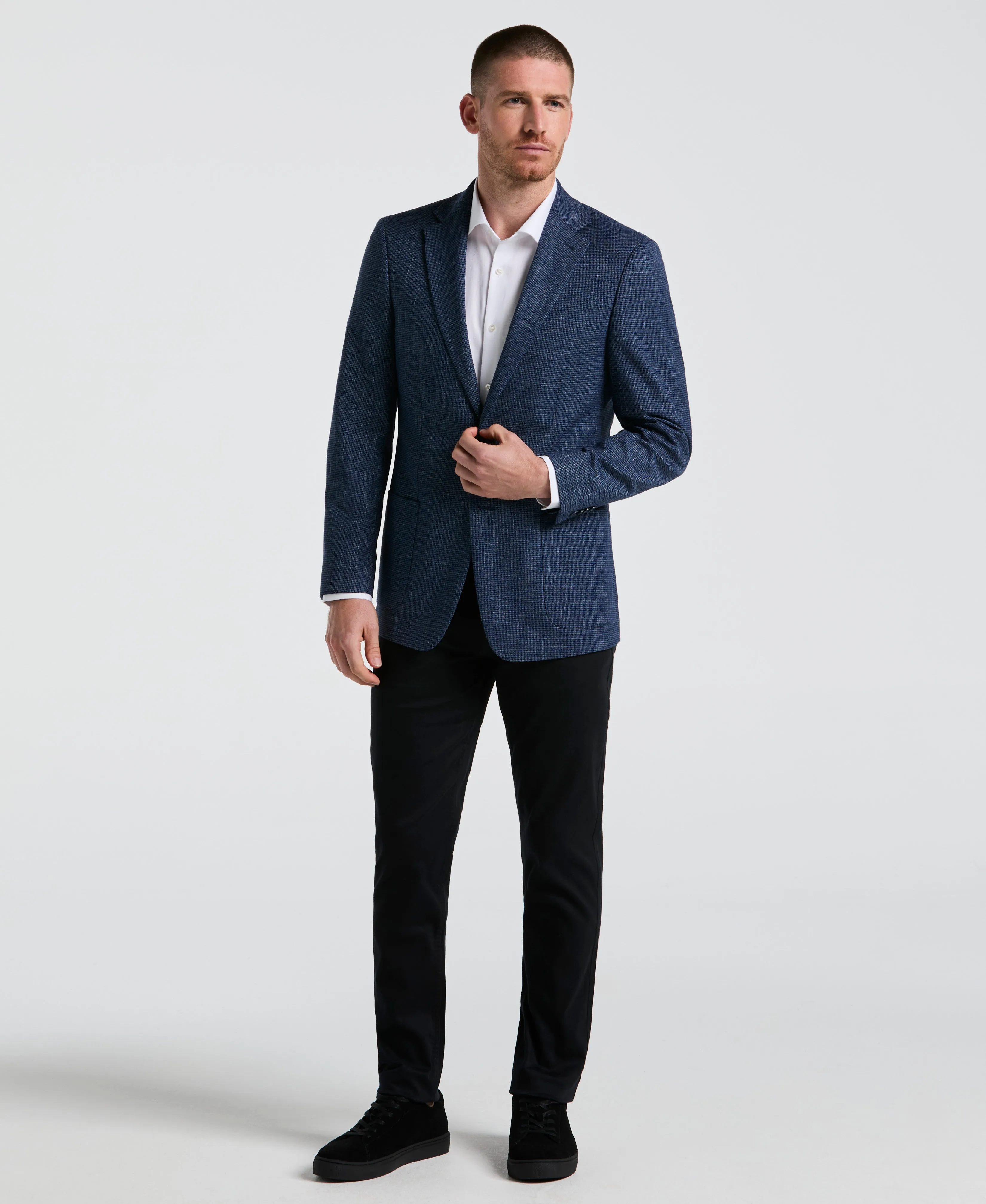 Mini Houndstooth Pattern Sports Coat sold by Perry Ellis product image thumbnail 4