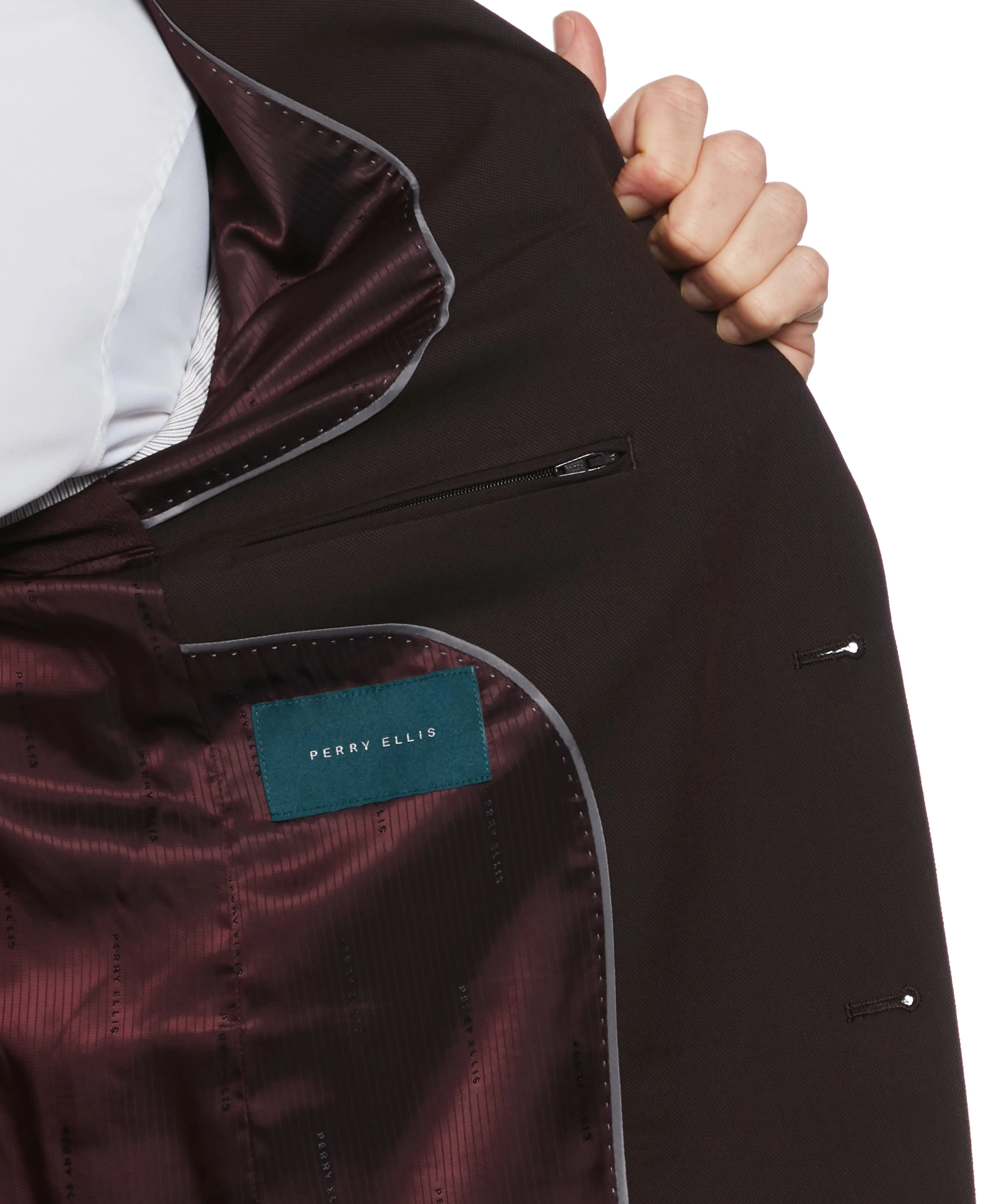 Slim Fit Louis Suit Jacket sold by Perry Ellis product image thumbnail 3