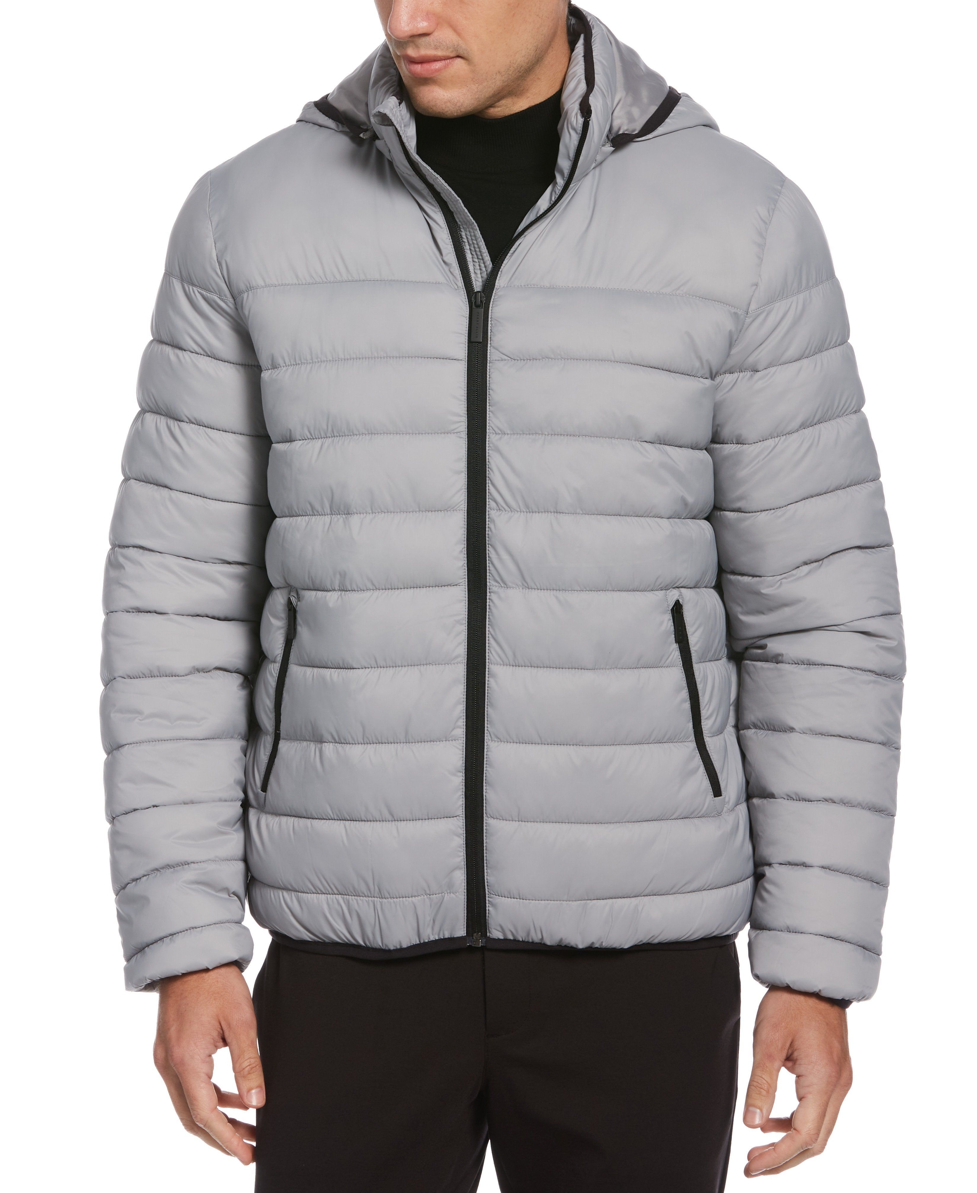 Lightweight Hooded Puffer Jacket sold by Perry Ellis