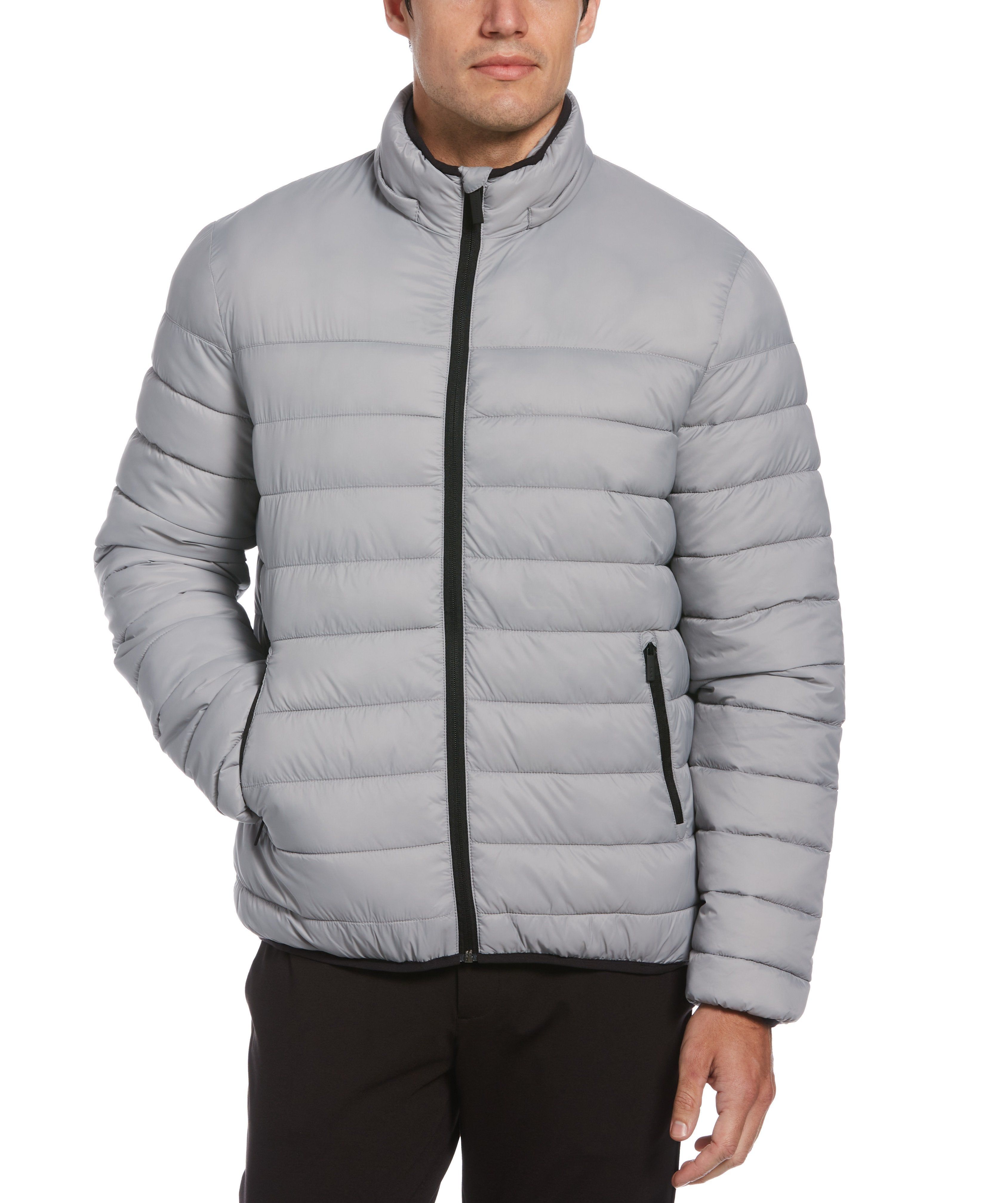 Lightweight Hooded Puffer Jacket sold by Perry Ellis product image thumbnail 3