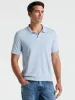 Tech Knit Open Collar Sweater Polo sold by Perry Ellis