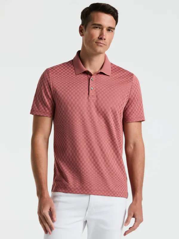 Textured Ombre Polo Shirt sold by Perry Ellis