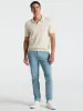 Tech Knit Open Collar Tipped Sweater Polo sold by Perry Ellis
