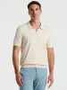 Tech Knit Open Collar Tipped Sweater Polo sold by Perry Ellis