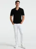 Tech Knit Open Polo Sweater sold by Perry Ellis