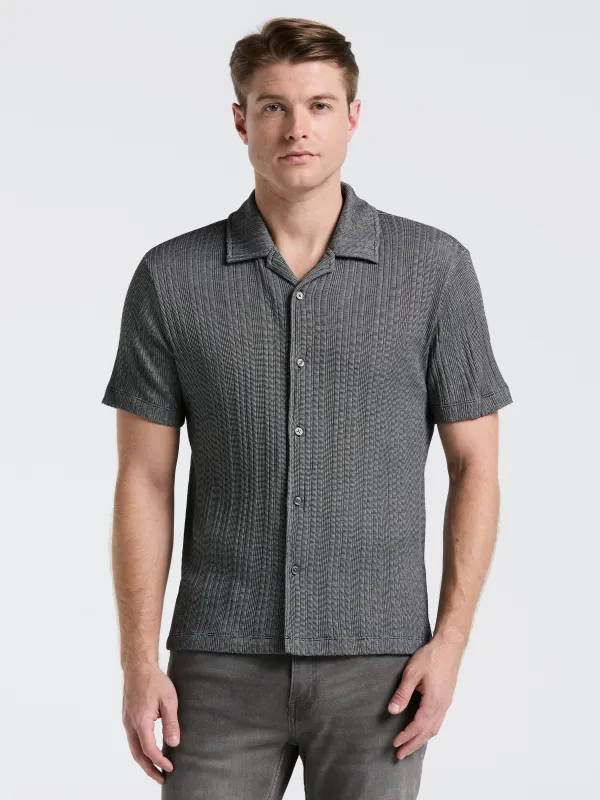 Ribbed Stripe Shirt sold by Perry Ellis