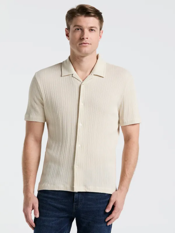 Ribbed Stripe Shirt sold by Perry Ellis