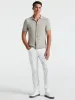 Two Tone Button Front Polo Sweater sold by Perry Ellis