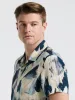 EcoVero™ Abstract Print Camp Collar Shirt sold by Perry Ellis