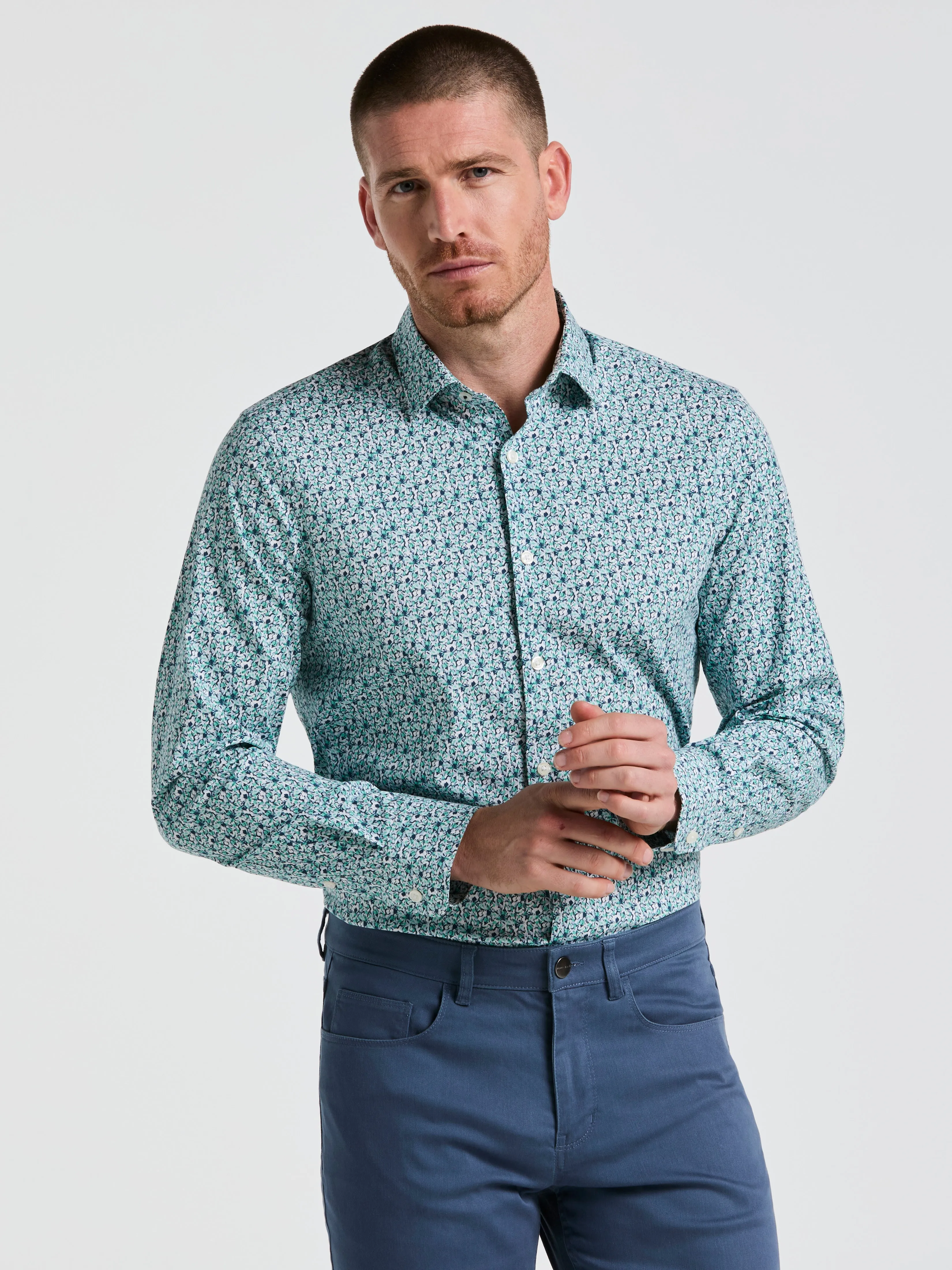 Floral Print Shirt sold by Perry Ellis