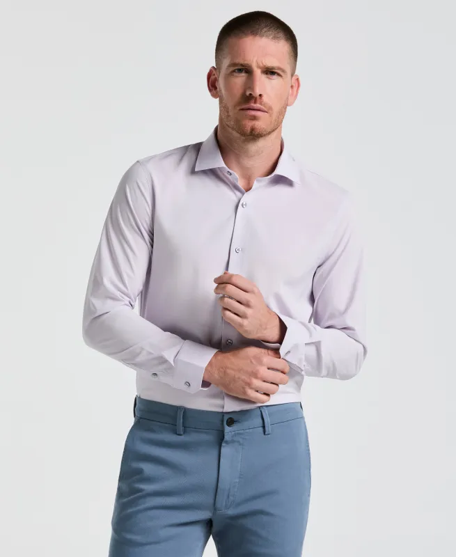 Performance Tech Solid Dress Shirt sold by Perry Ellis