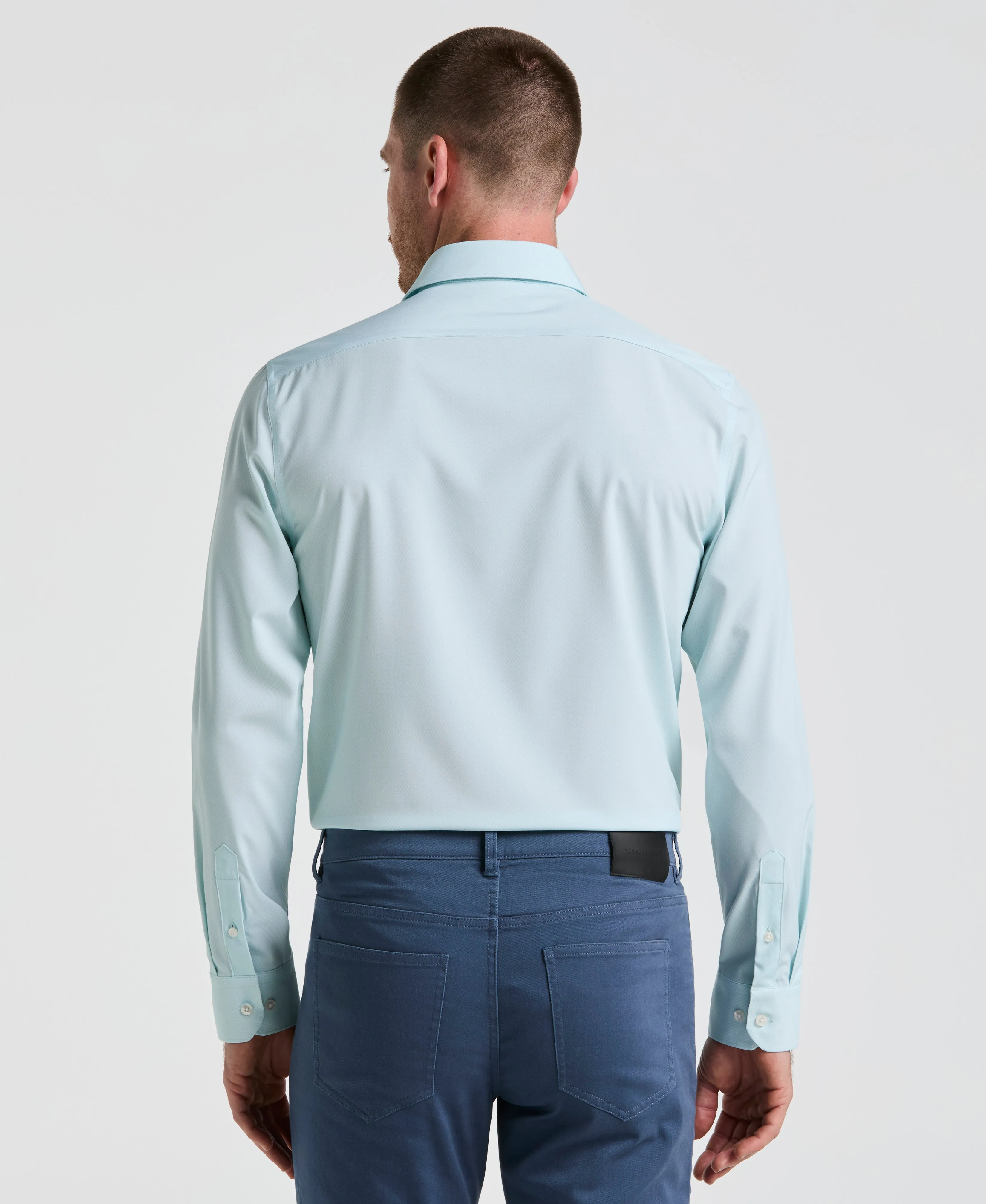 Performance Tech Geo Print Dress Shirt sold by Perry Ellis product image thumbnail 2