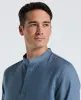 Solid Linen Popover Shirt sold by Perry Ellis