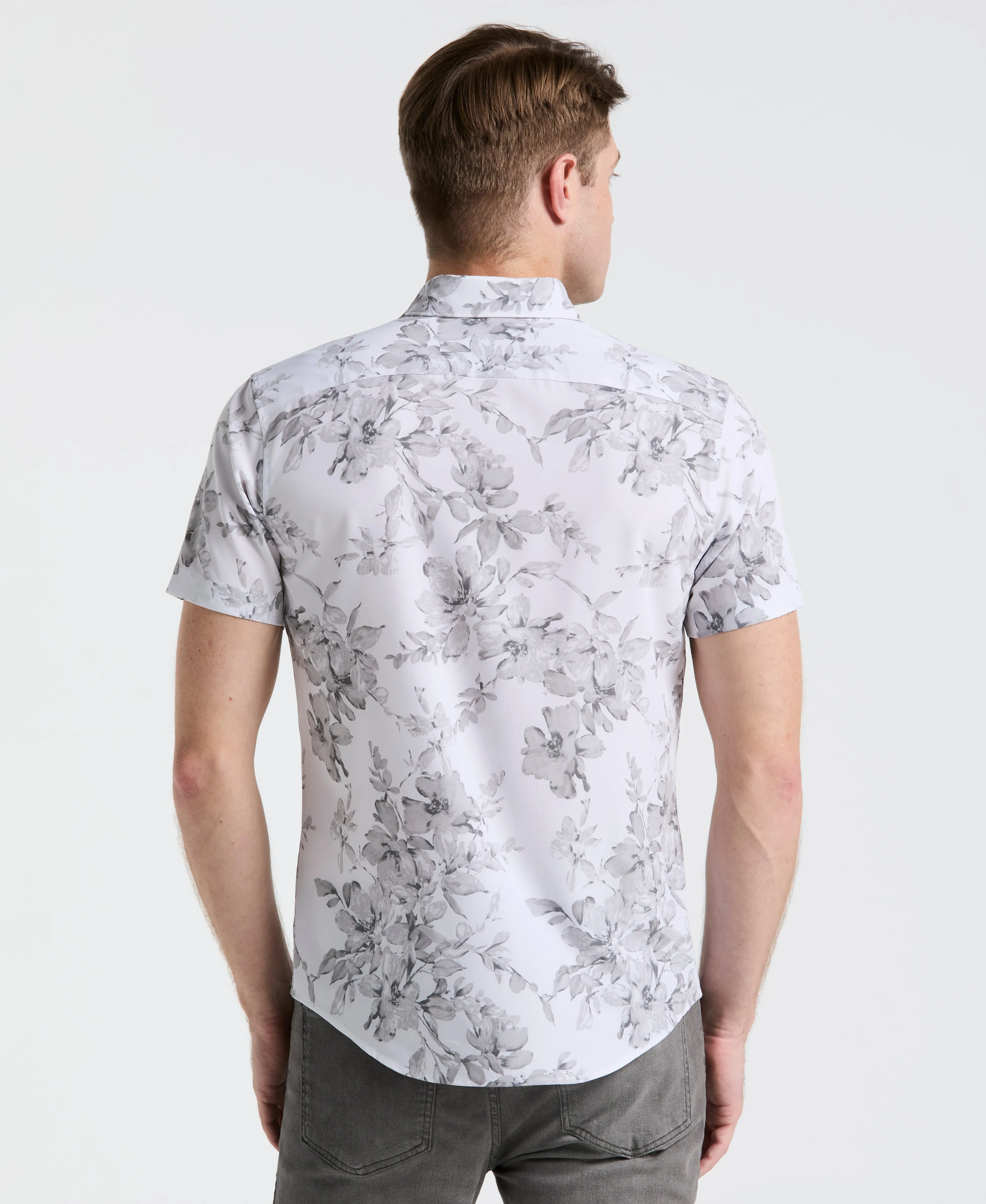 Slim Fit Floral Shirt sold by Perry Ellis product image thumbnail 2