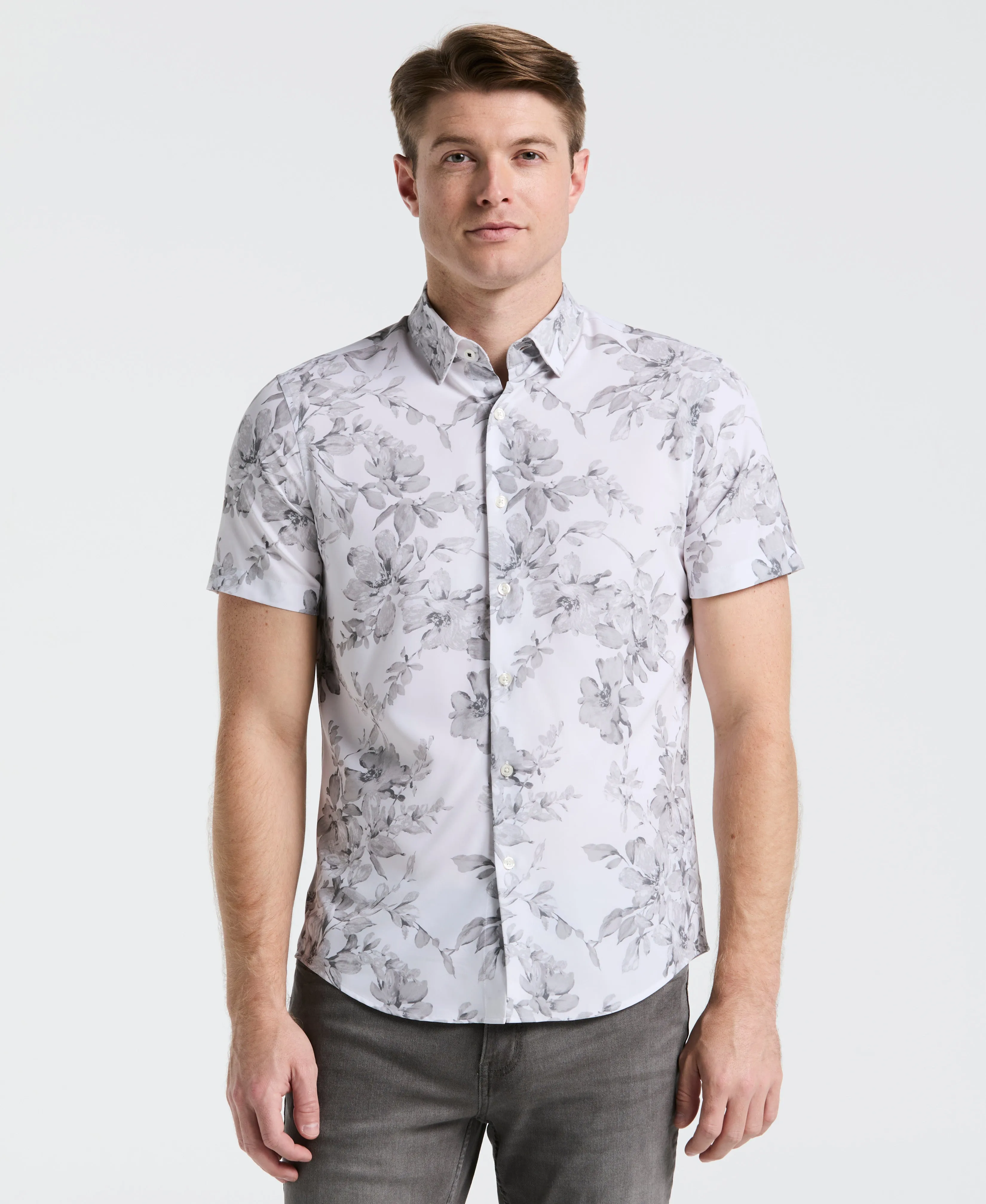 Slim Fit Floral Shirt sold by Perry Ellis