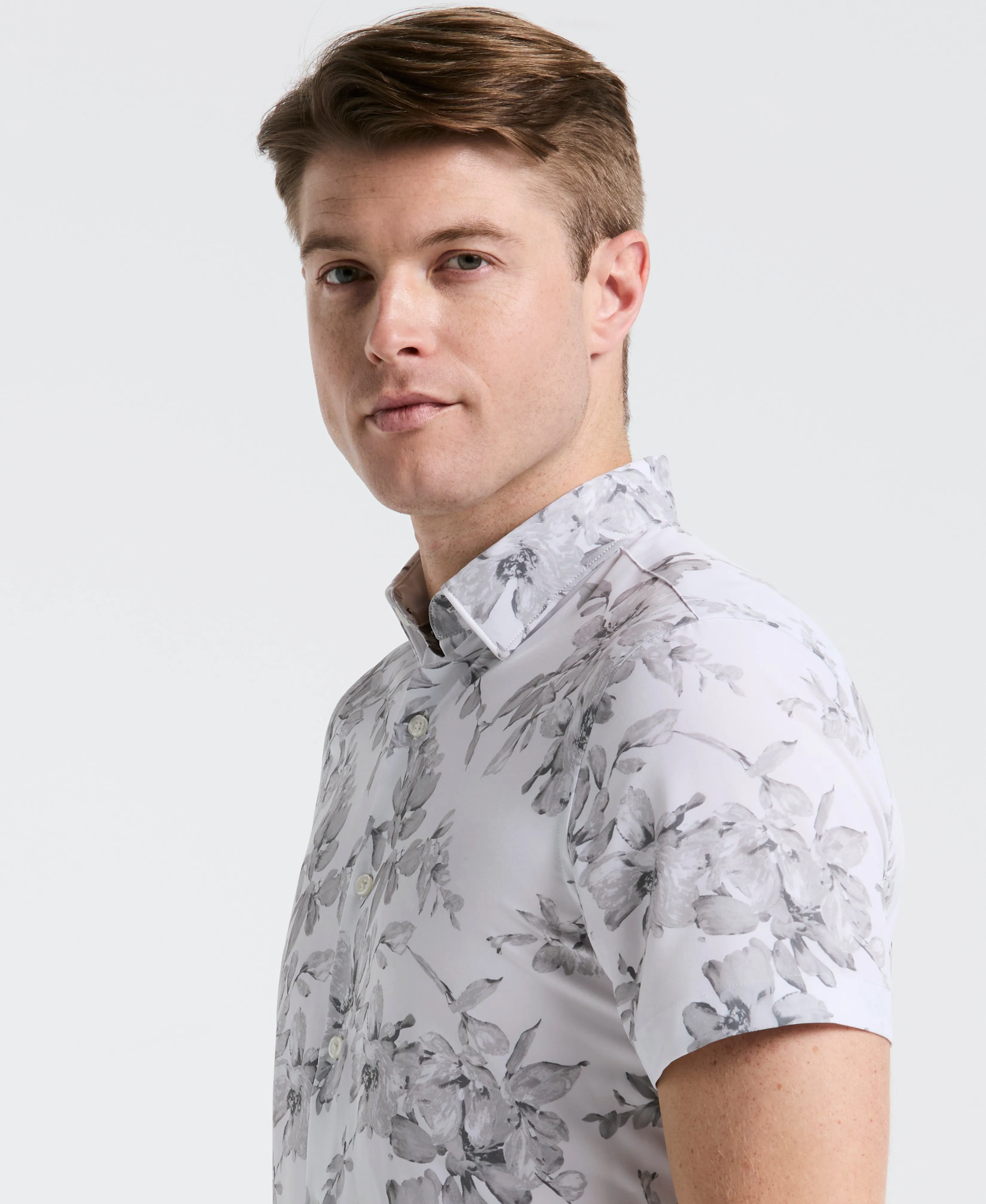 Slim Fit Floral Shirt sold by Perry Ellis product image thumbnail 3