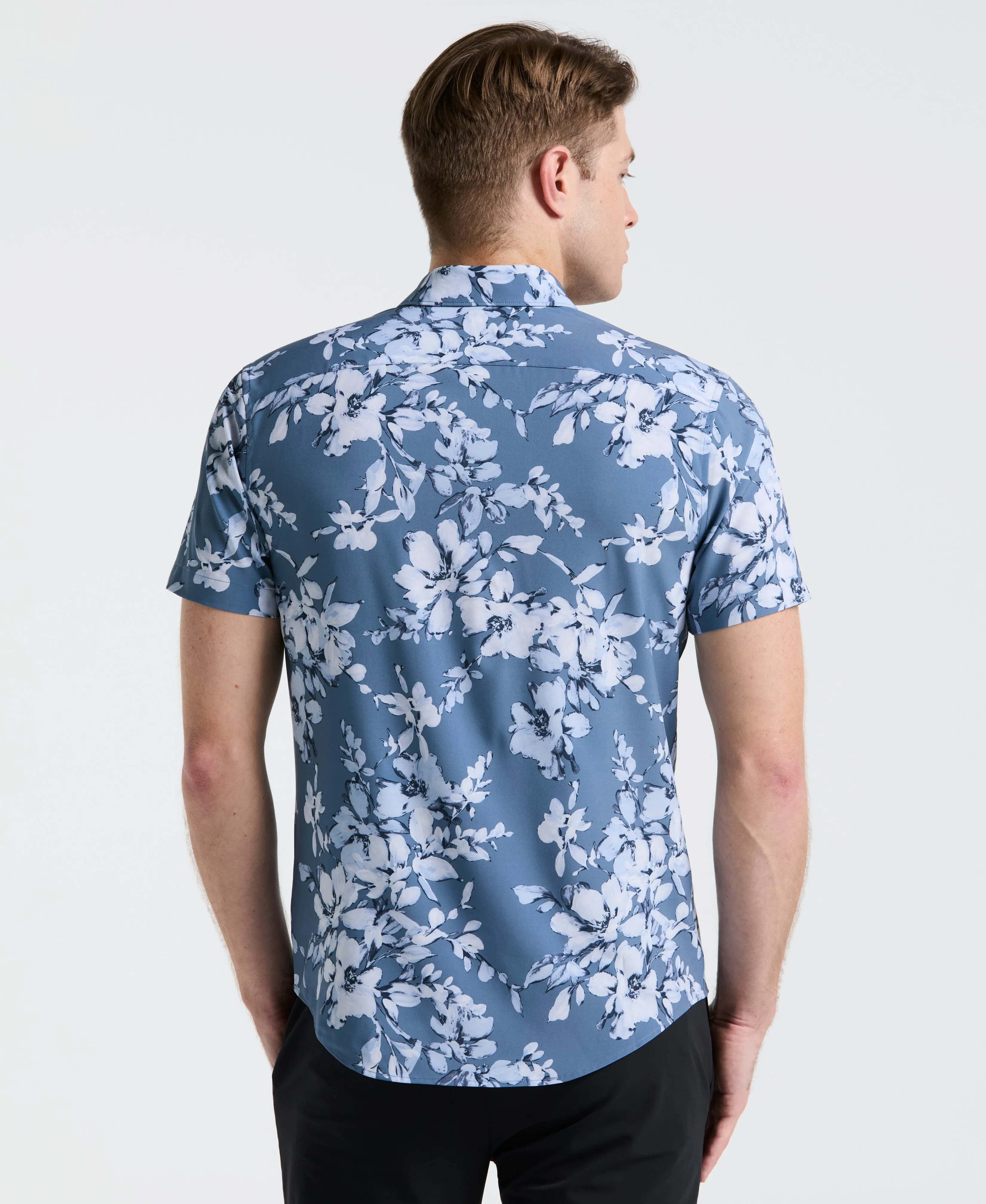 Slim Fit Floral Shirt sold by Perry Ellis product image thumbnail 2