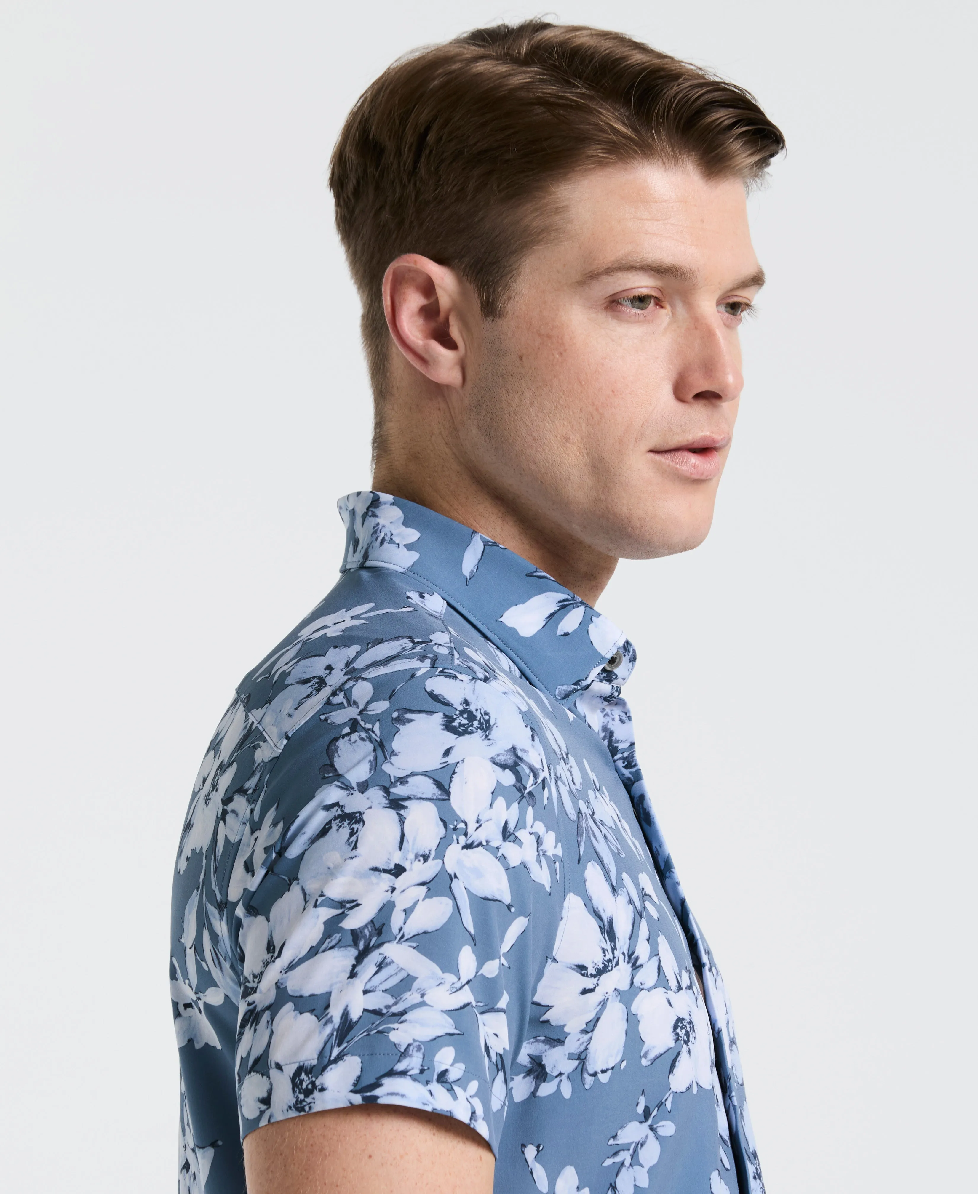 Slim Fit Floral Shirt sold by Perry Ellis product image thumbnail 3