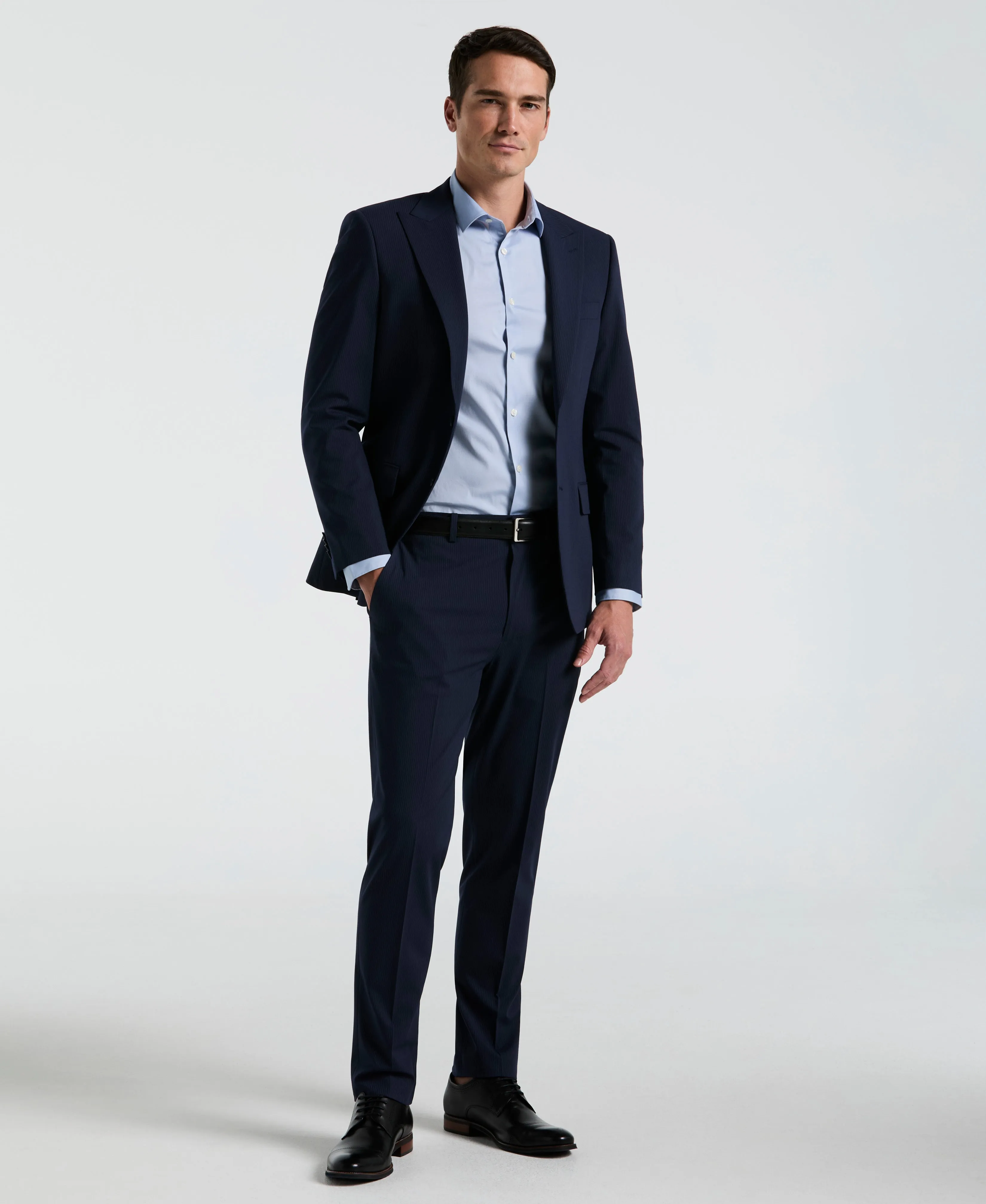 Slim Fit Pinstripe Suit Jacket sold by Perry Ellis