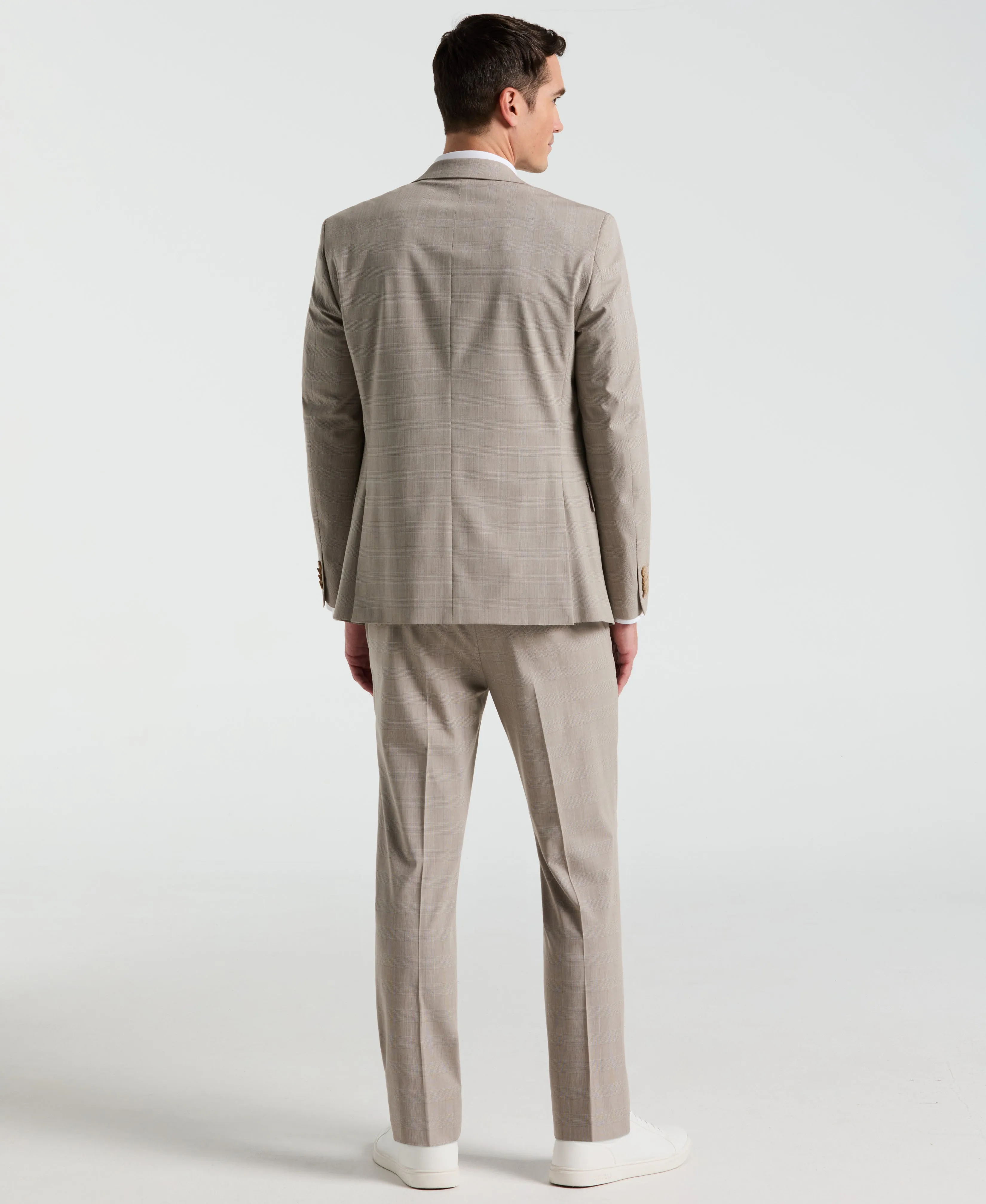 Slim Fit Plaid Print Suit Pant sold by Perry Ellis product image thumbnail 4