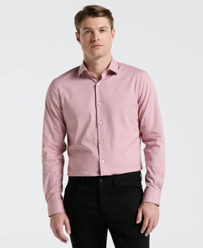 Dobby Cotton Stretch Slim Fit Shirt sold by Perry Ellis
