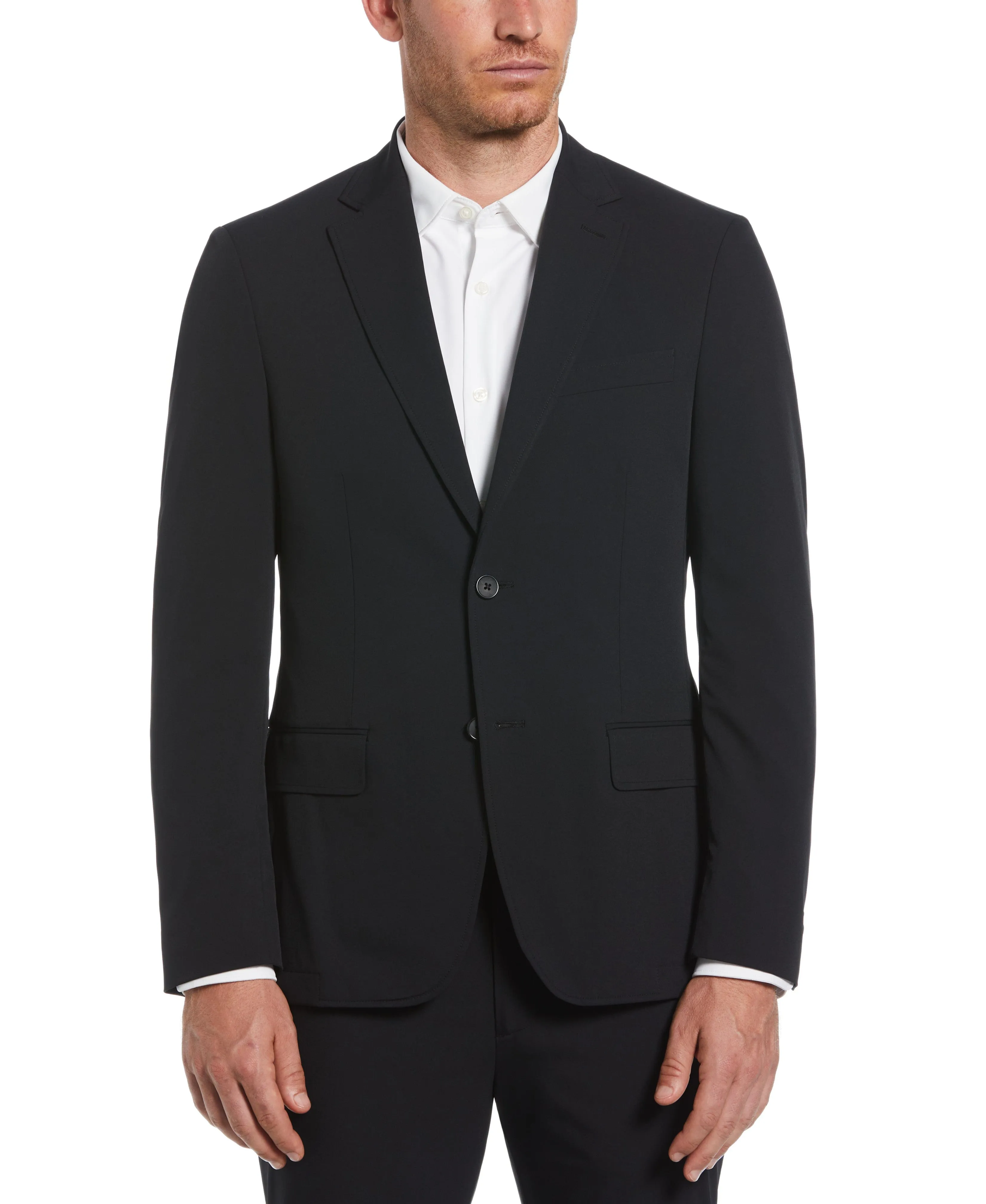 Slim Fit Black Tech 2.0 Suit sold by Perry Ellis product image thumbnail 3
