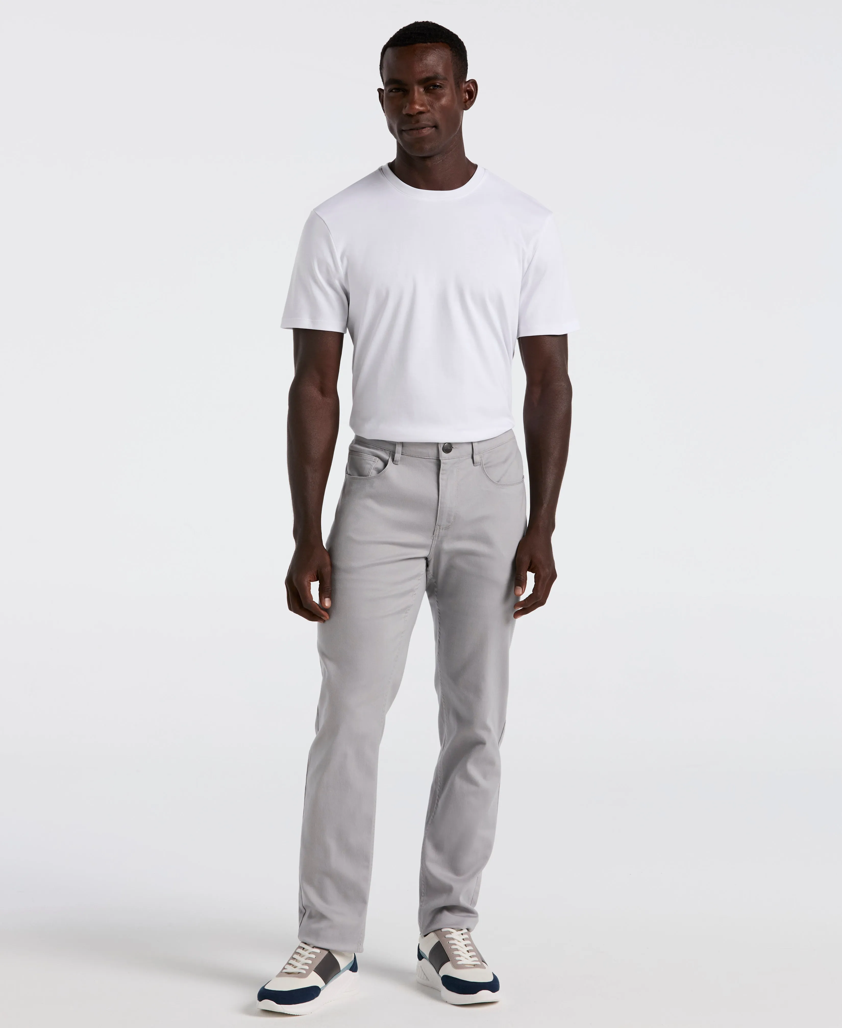 Slim Fit TENCEL™ 5 Pocket Pant sold by Perry Ellis