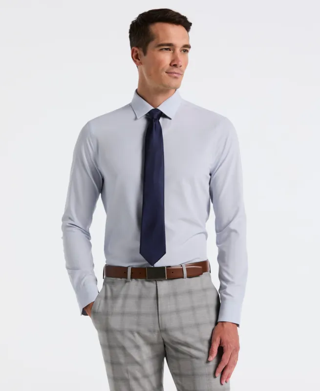 Slim Fit Tech Solid Total Stretch Dress Shirt sold by Perry Ellis