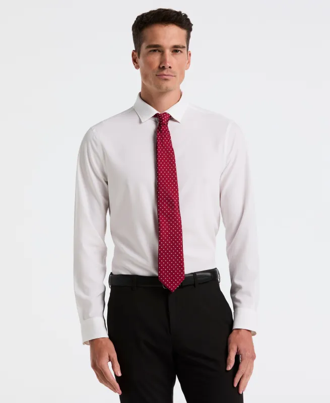 Slim Fit Tech Solid Total Stretch Dress Shirt sold by Perry Ellis