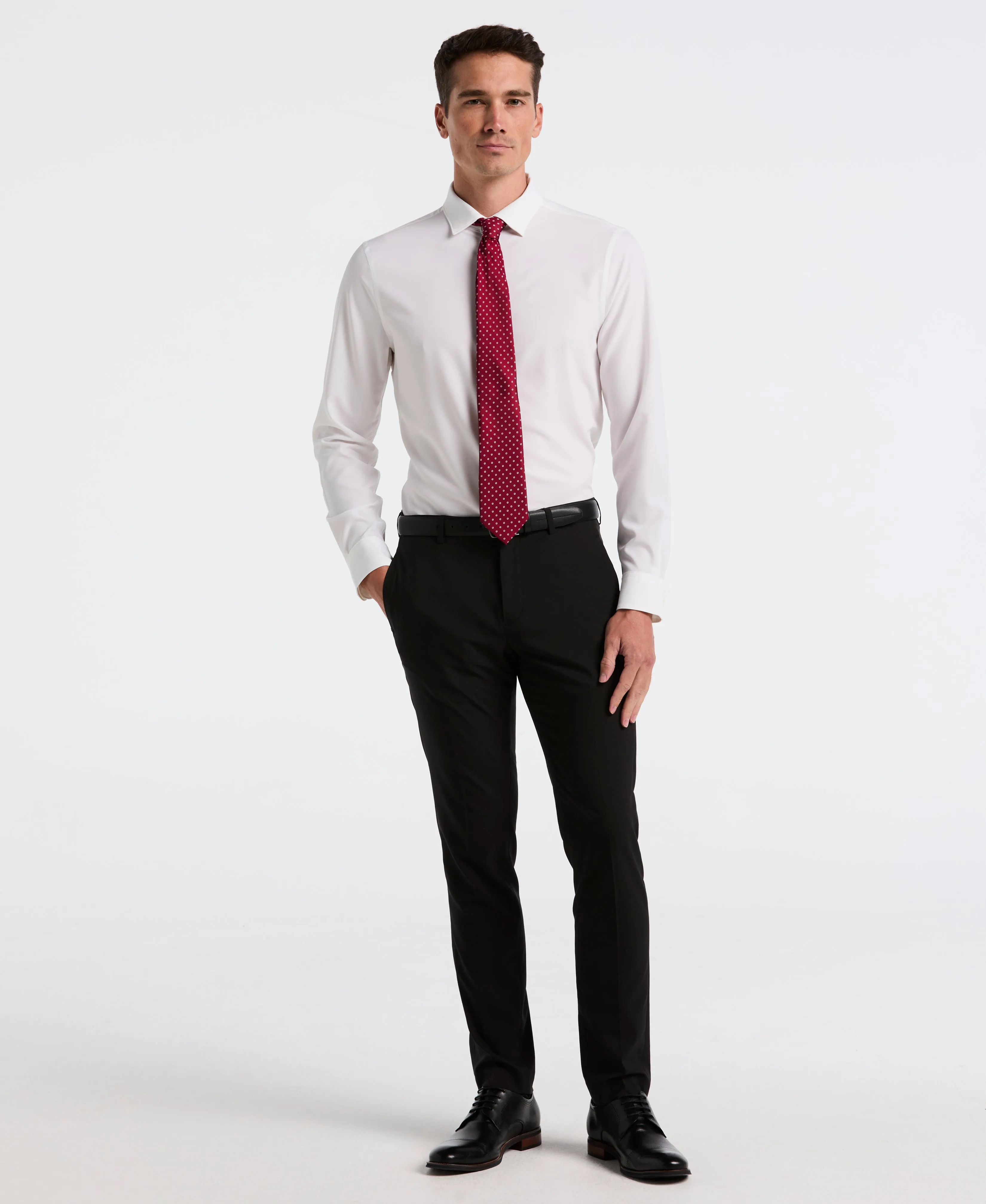 Slim Fit Total Stretch Dress Shirt sold by Perry Ellis product image thumbnail 4