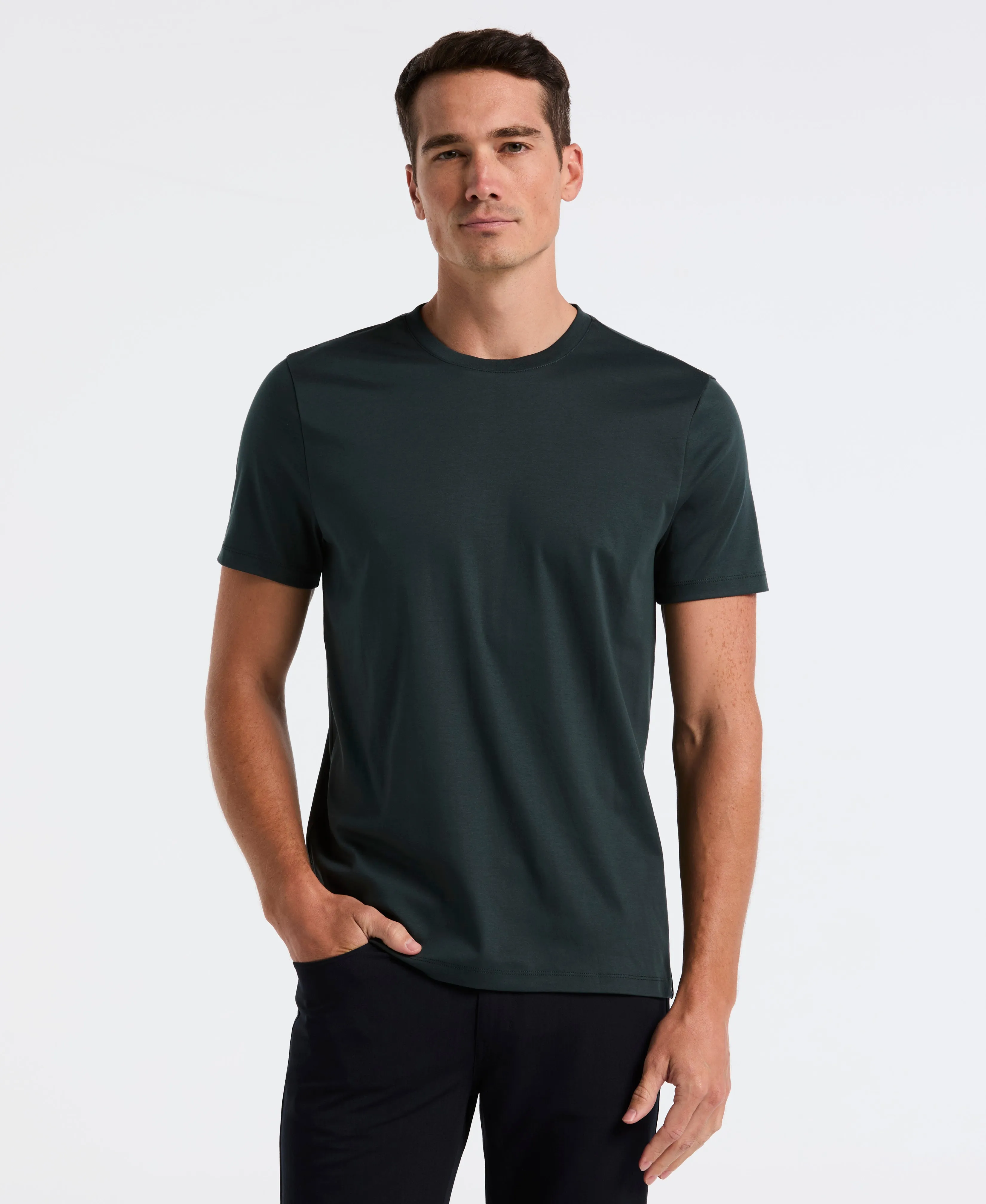 Cool Interlock Tee sold by Perry Ellis