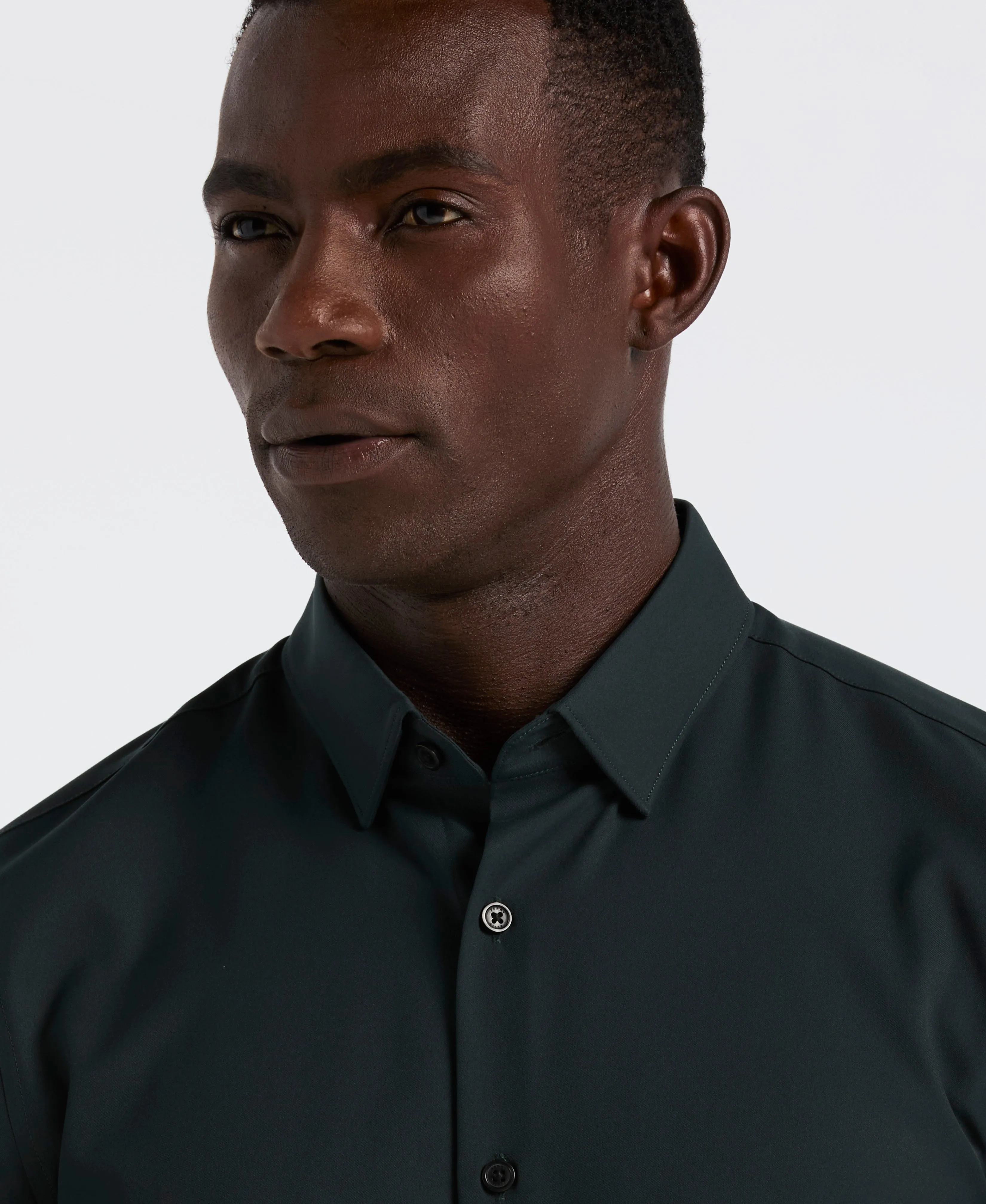 Untucked Total Stretch Slim Fit Shirt sold by Perry Ellis product image thumbnail 3