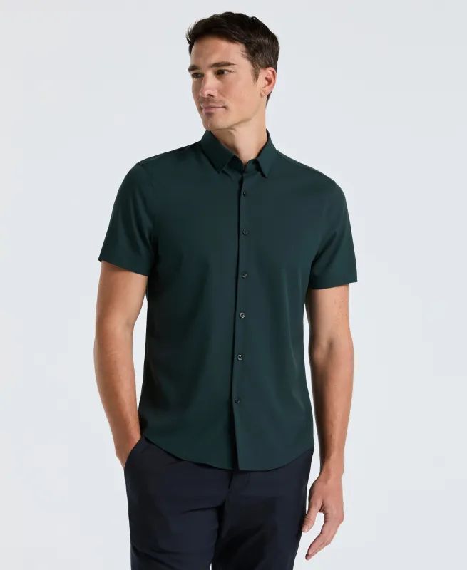Slim Fit Total Stretch Solid Shirt sold by Perry Ellis